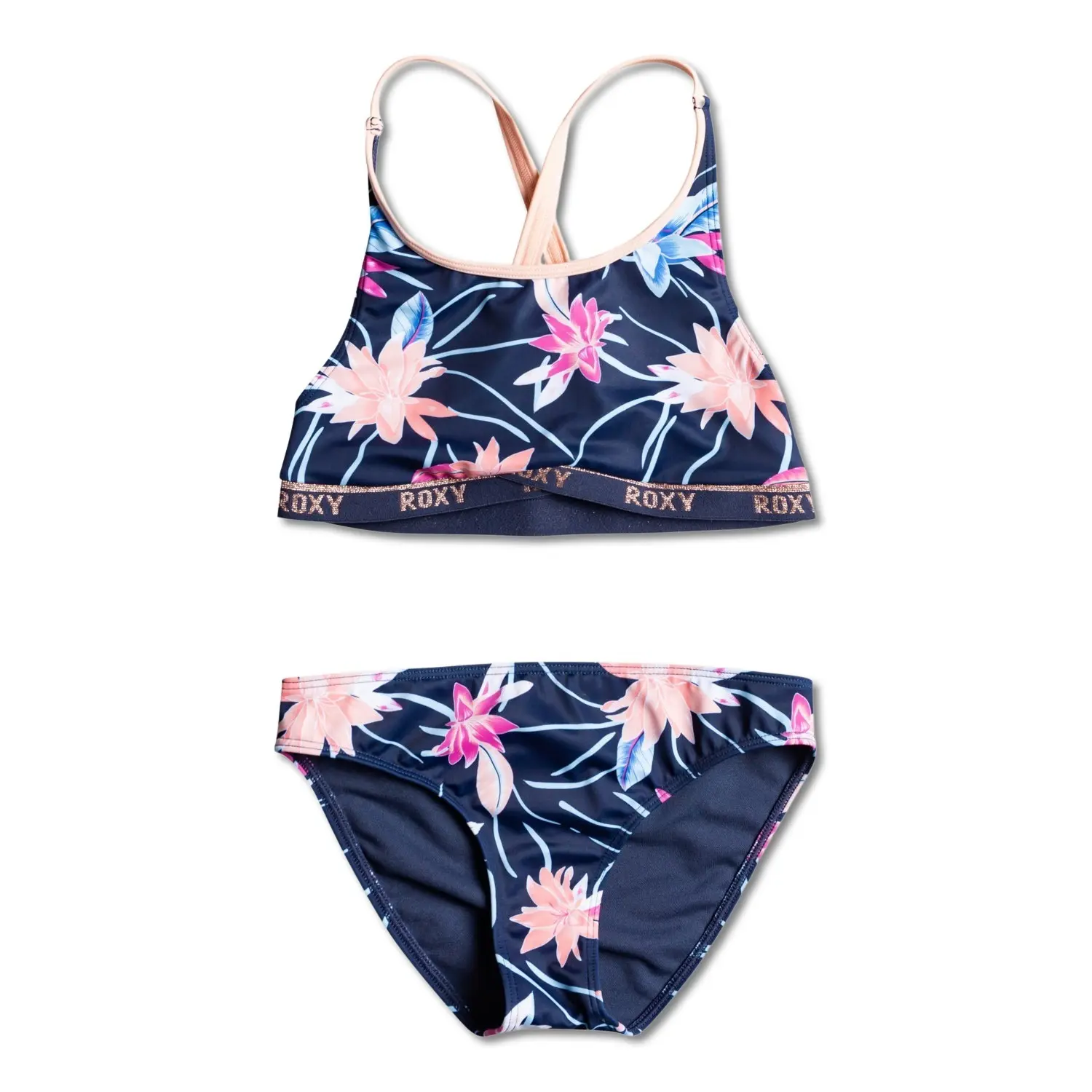 Maillot de bain 2 pièces crop fille Roxy Roxy Sporty