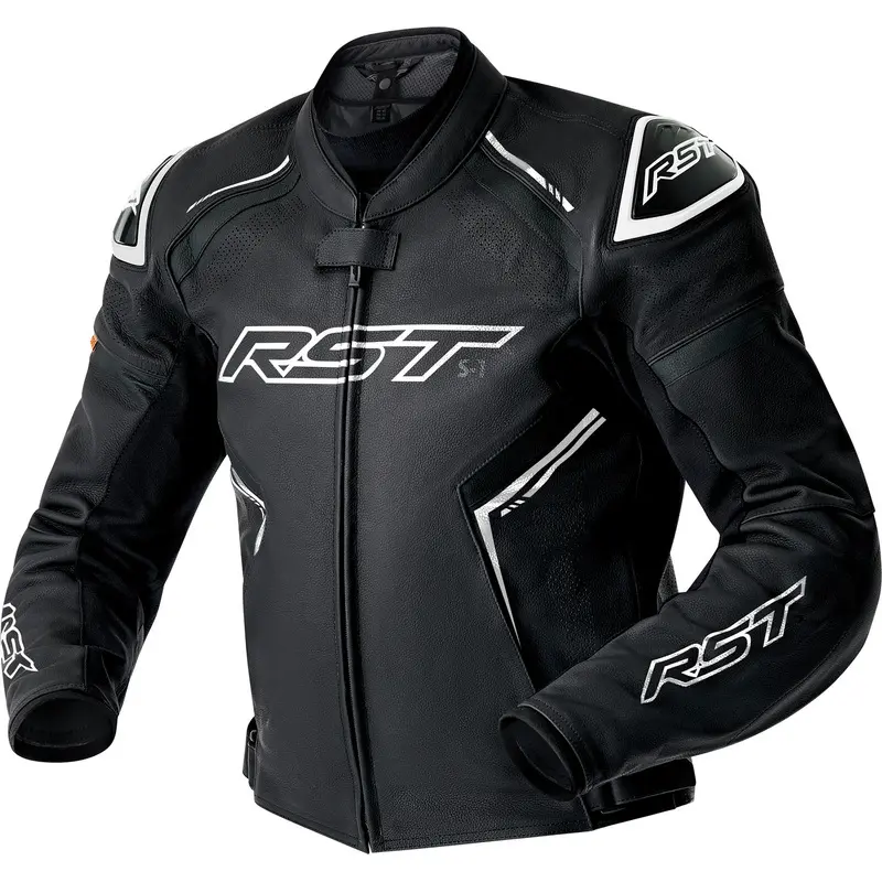 Chaqueta de cuero de moto RST S1 D3O