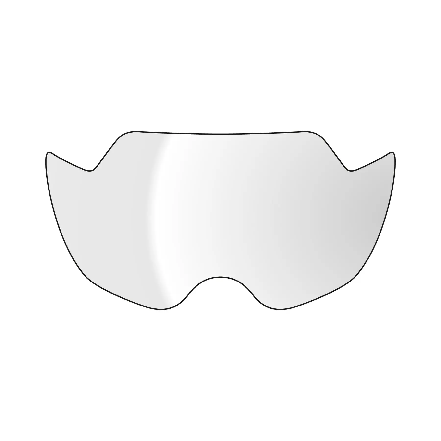 Afneembare vizier voor optische helm Rudy Project