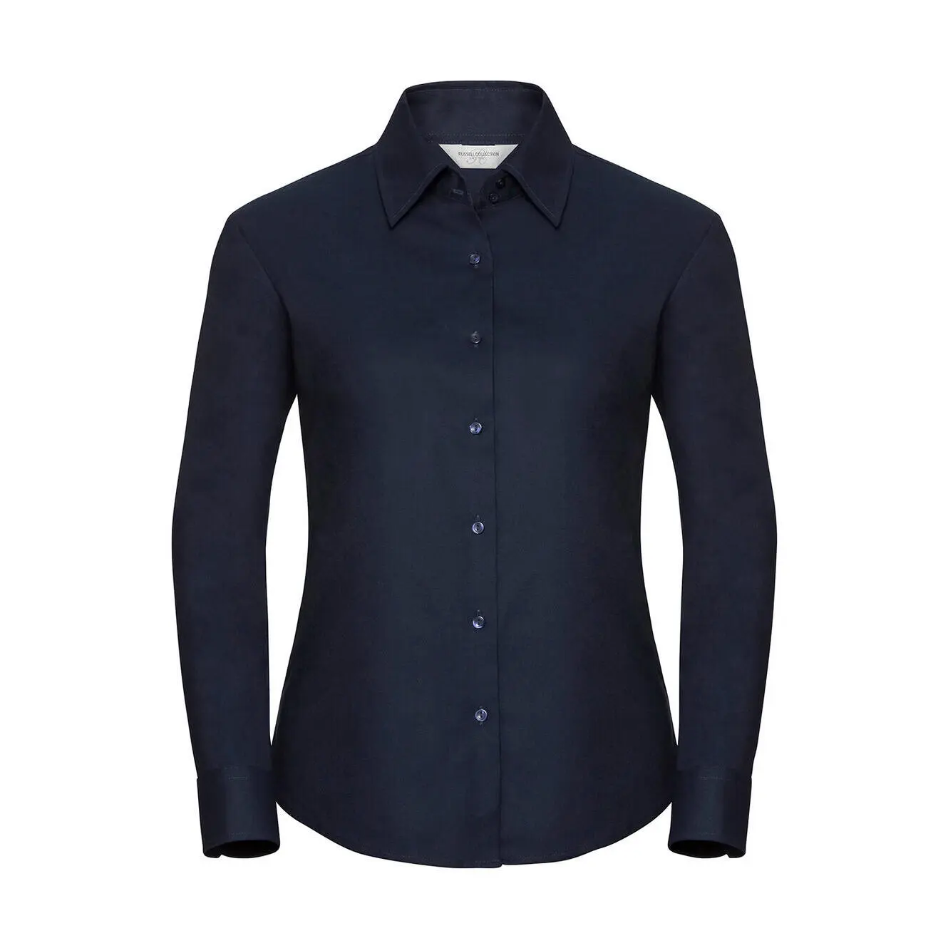 Langarmshirt, Damen Russell Athletic Classic Oxford