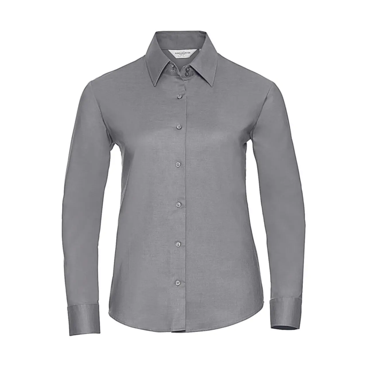 Langarmshirt, Damen Russell Athletic Classic Oxford