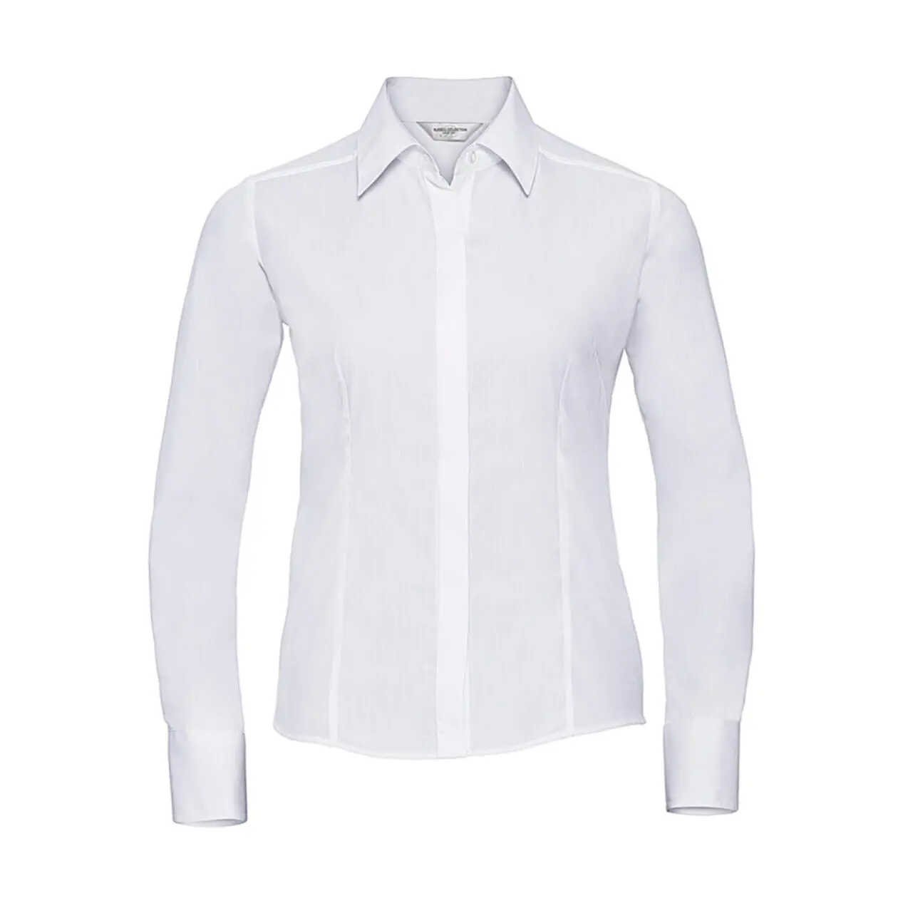 Langarmshirt Damen Russell Athletic Fitted Poplin