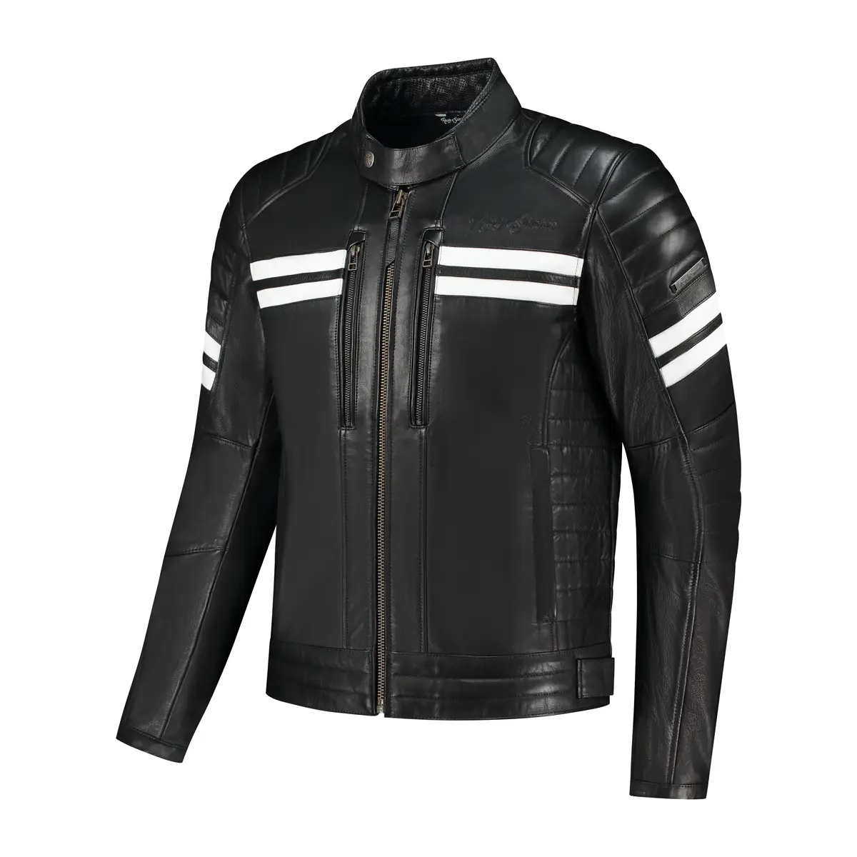 Motorrad-Lederjacke Rusty Stitches Jack Steve