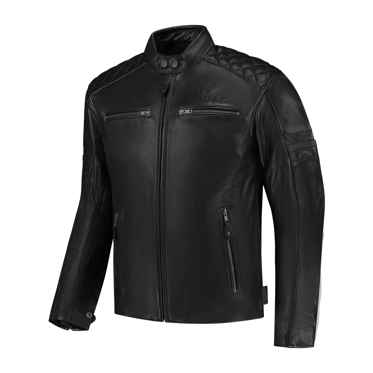 Motorrad-Lederjacke Rusty Stitches Jack Jari V2