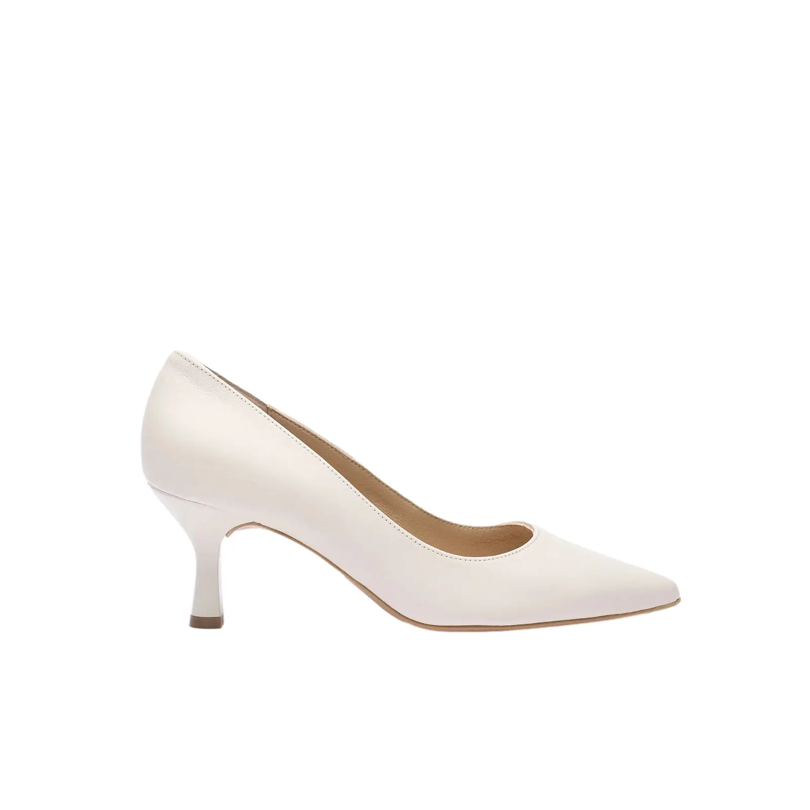 Damen Leder Pumps mit ausgestelltem Absatz Ryłko Joan