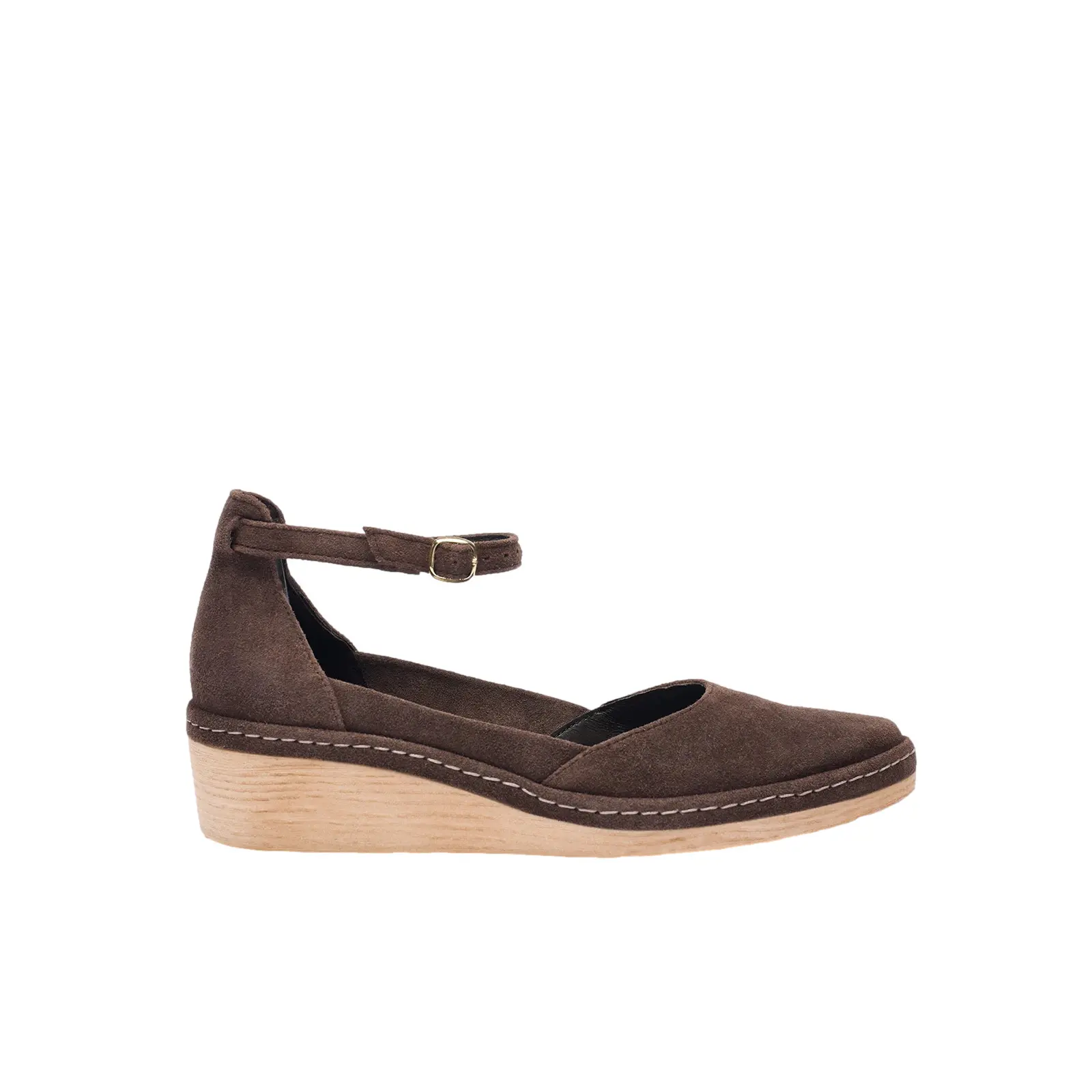 Velours Wedges Sandalen Damen Ryłko Sofia