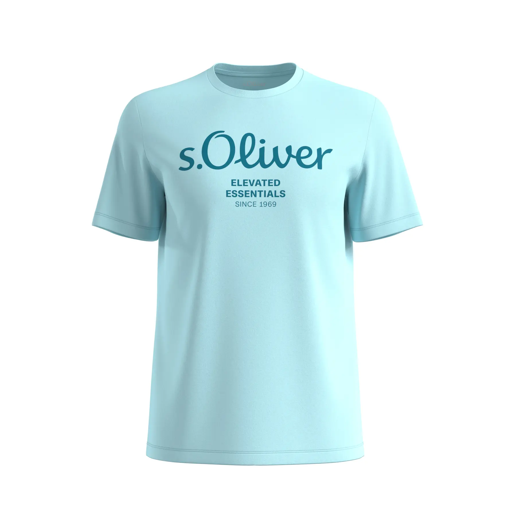 T-shirt in cotone con stampa logo s.Oliver