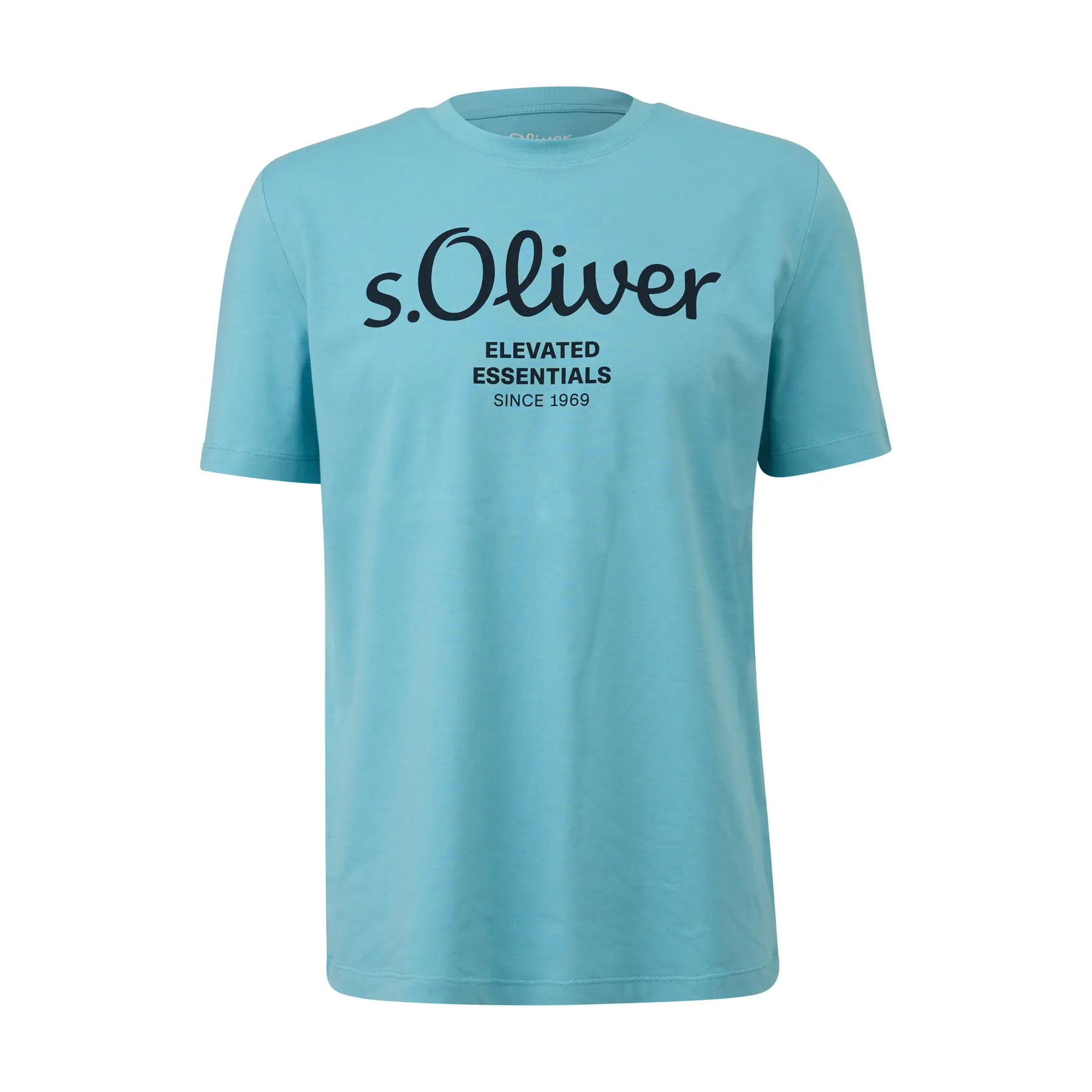 T-shirt in cotone con stampa logo s.Oliver