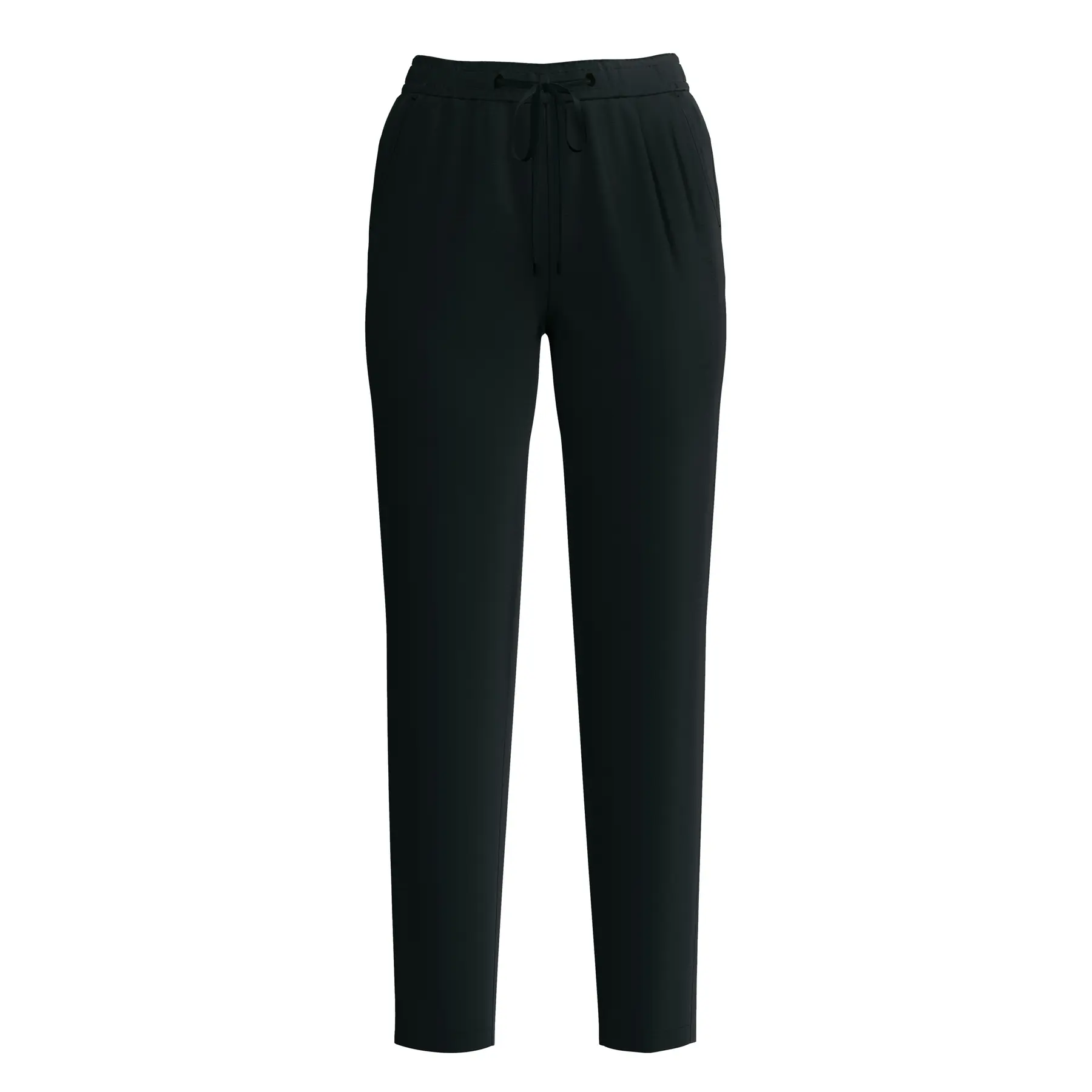 Pantaloni alla caviglia in viscosa pura donna