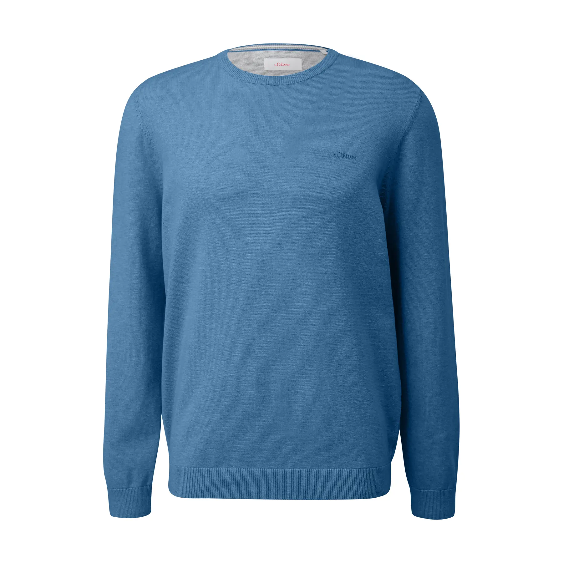 Felpa in cotone con logo ricamato s.Oliver