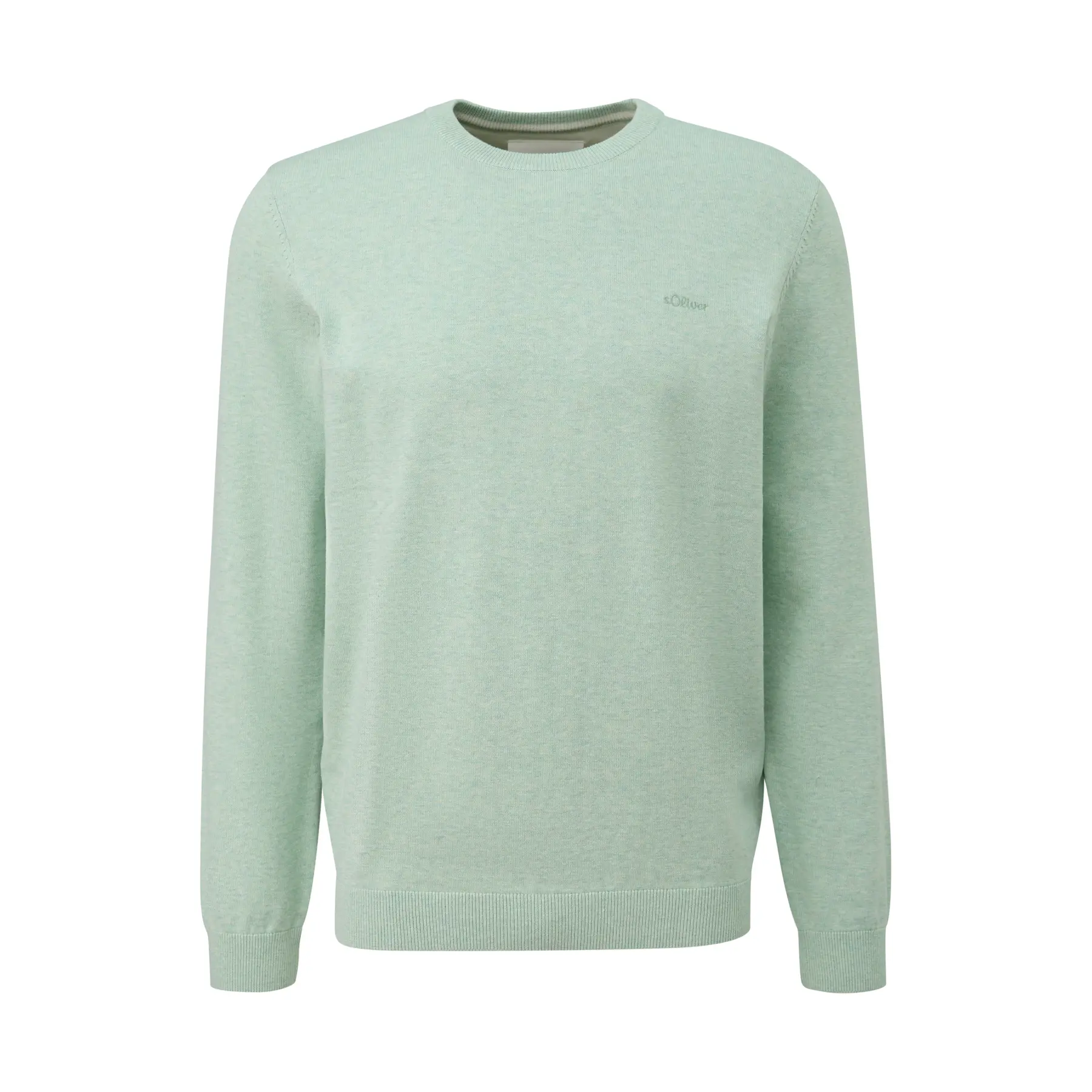 Felpa in cotone con logo ricamato s.Oliver
