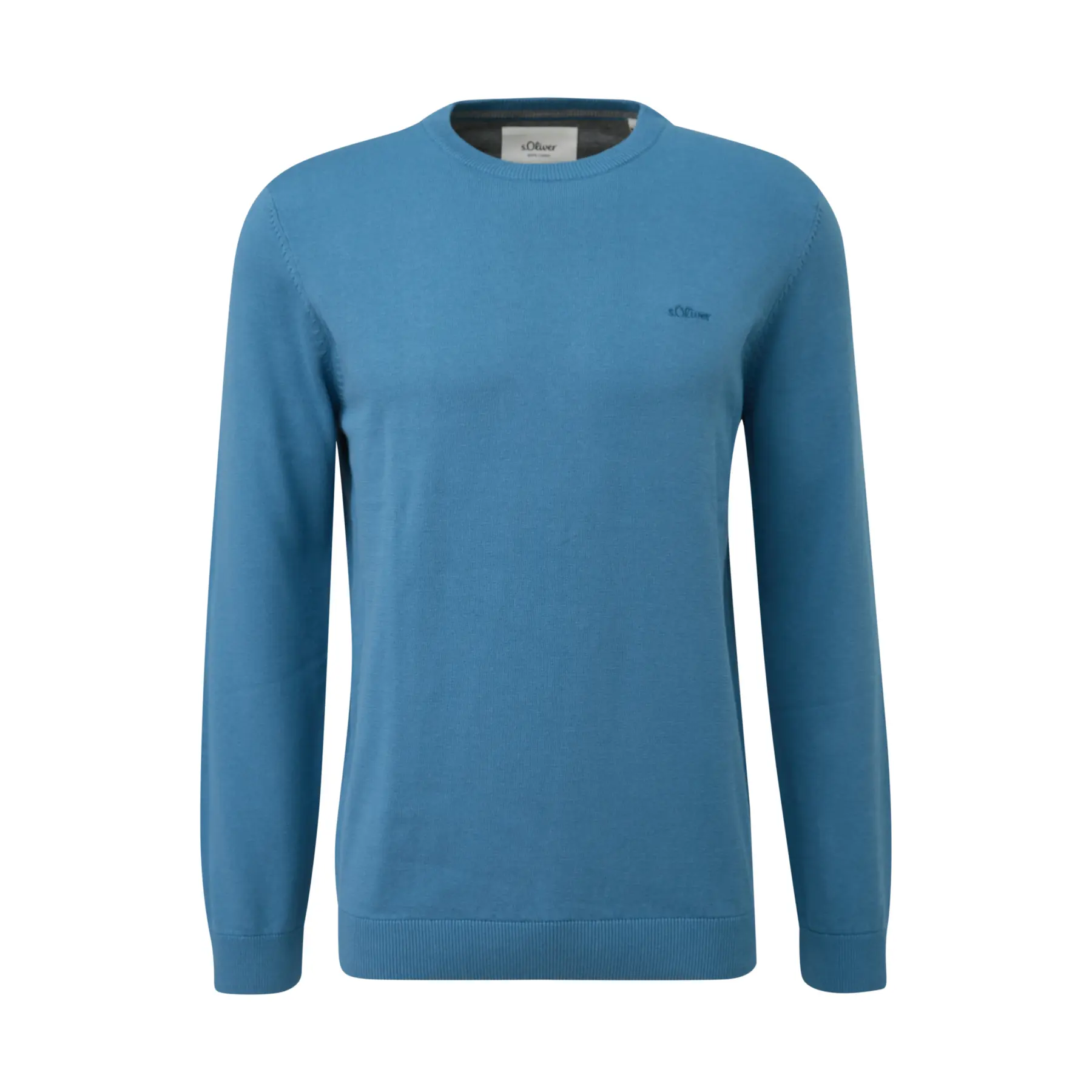 Felpa in cotone con logo ricamato s.Oliver