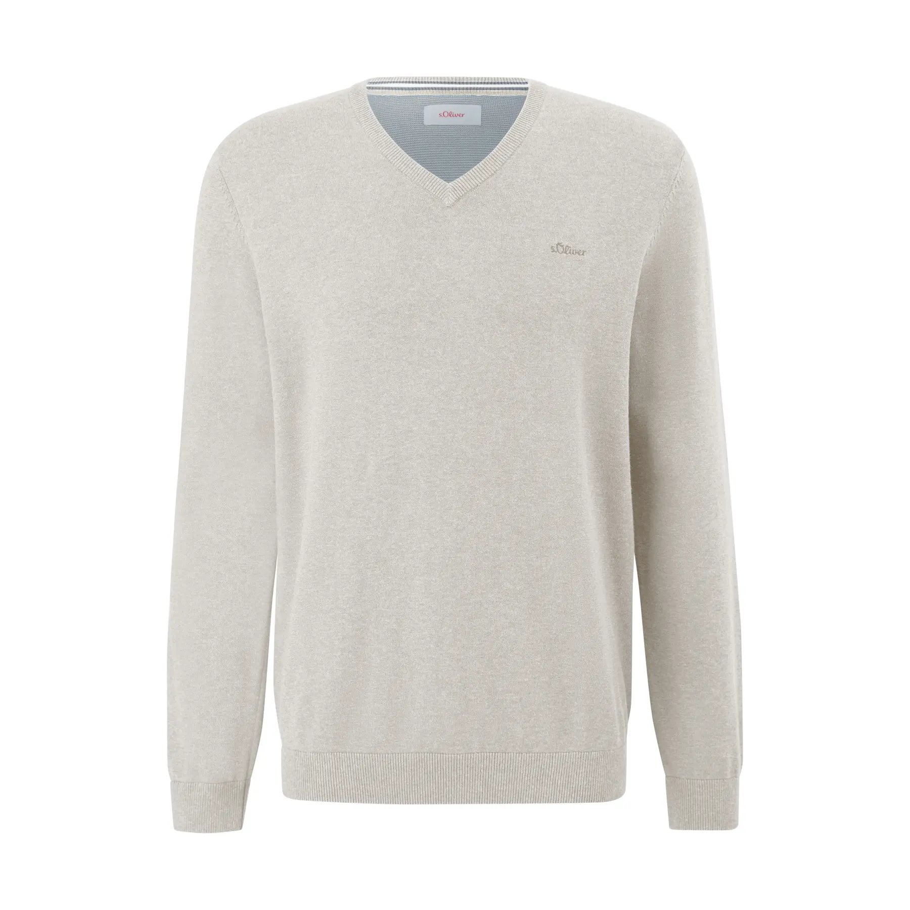 Maglione in maglia con logo ricamato s.Oliver