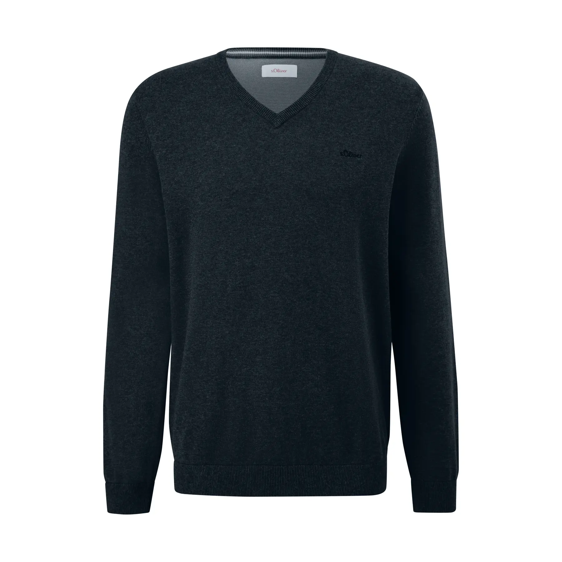 Maglione in maglia con logo ricamato s.Oliver