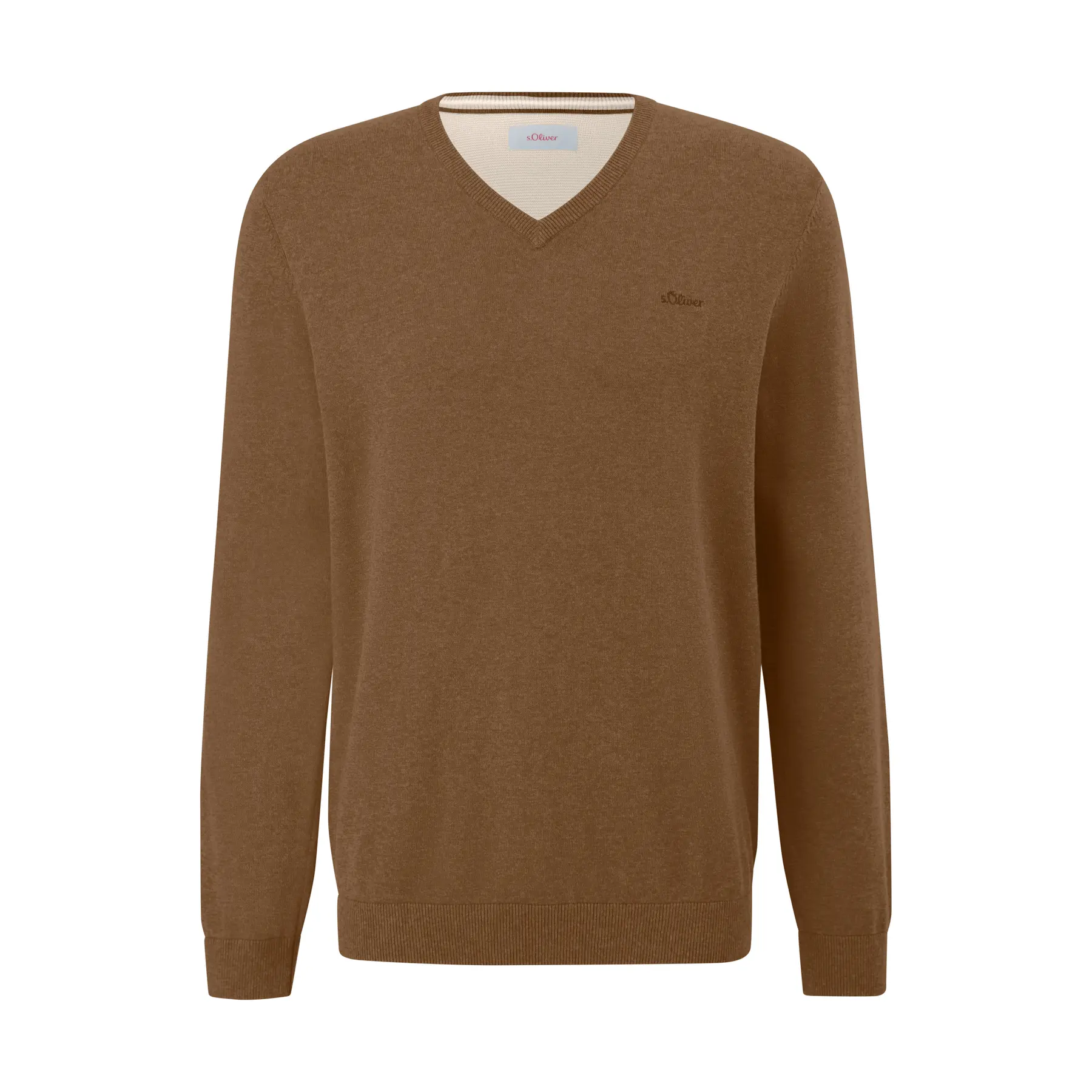 Maglione in maglia con logo ricamato s.Oliver