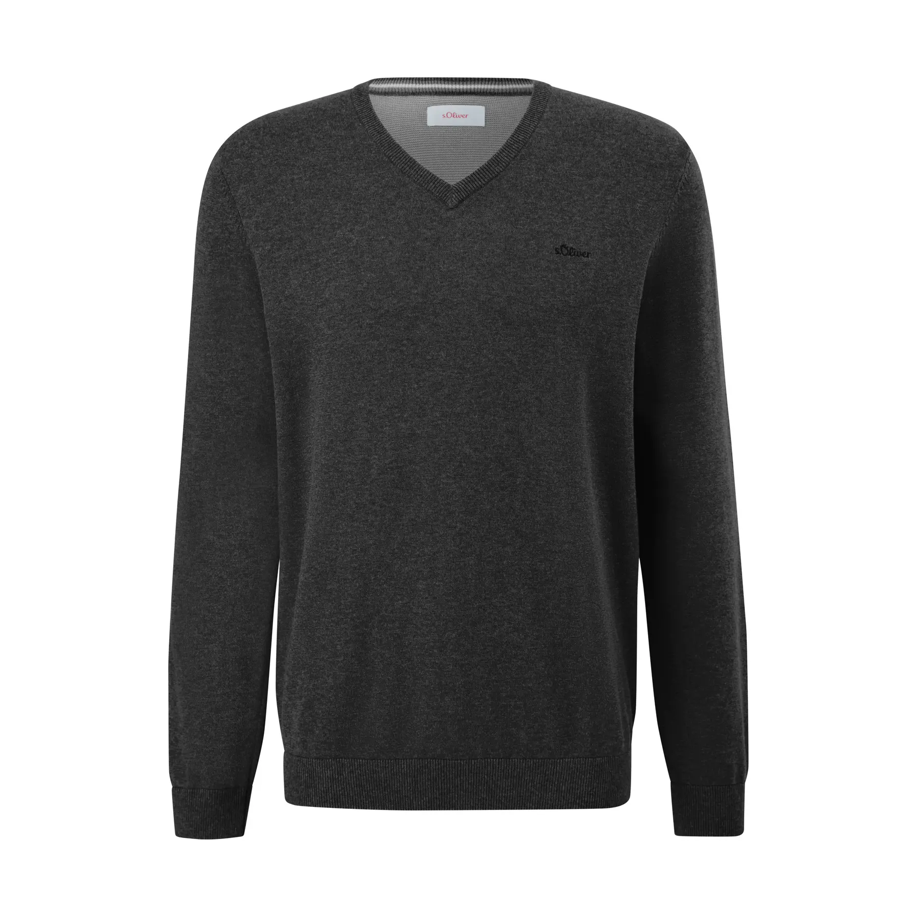 Maglione in maglia con logo ricamato s.Oliver