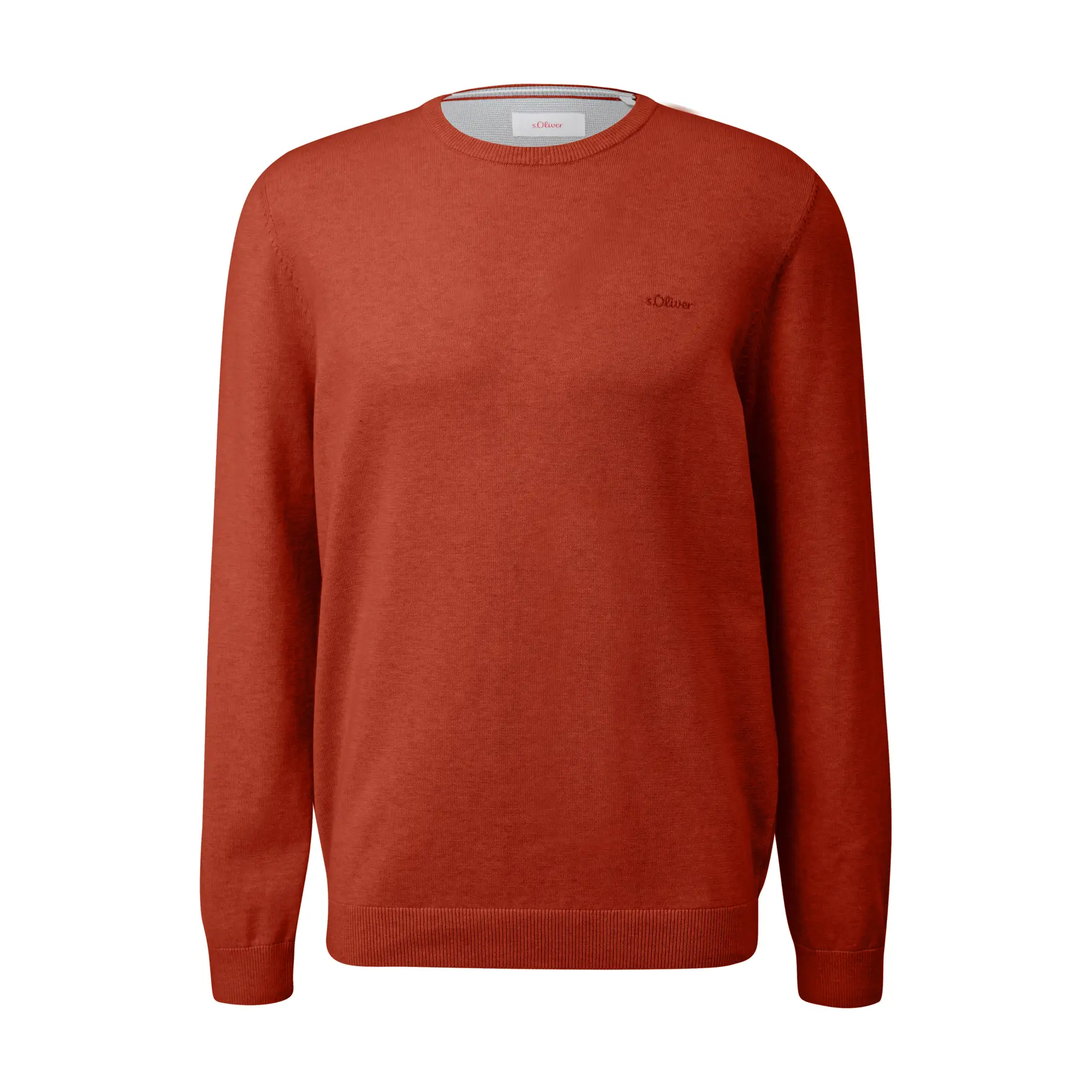 Maglione in maglia con logo ricamato s.Oliver
