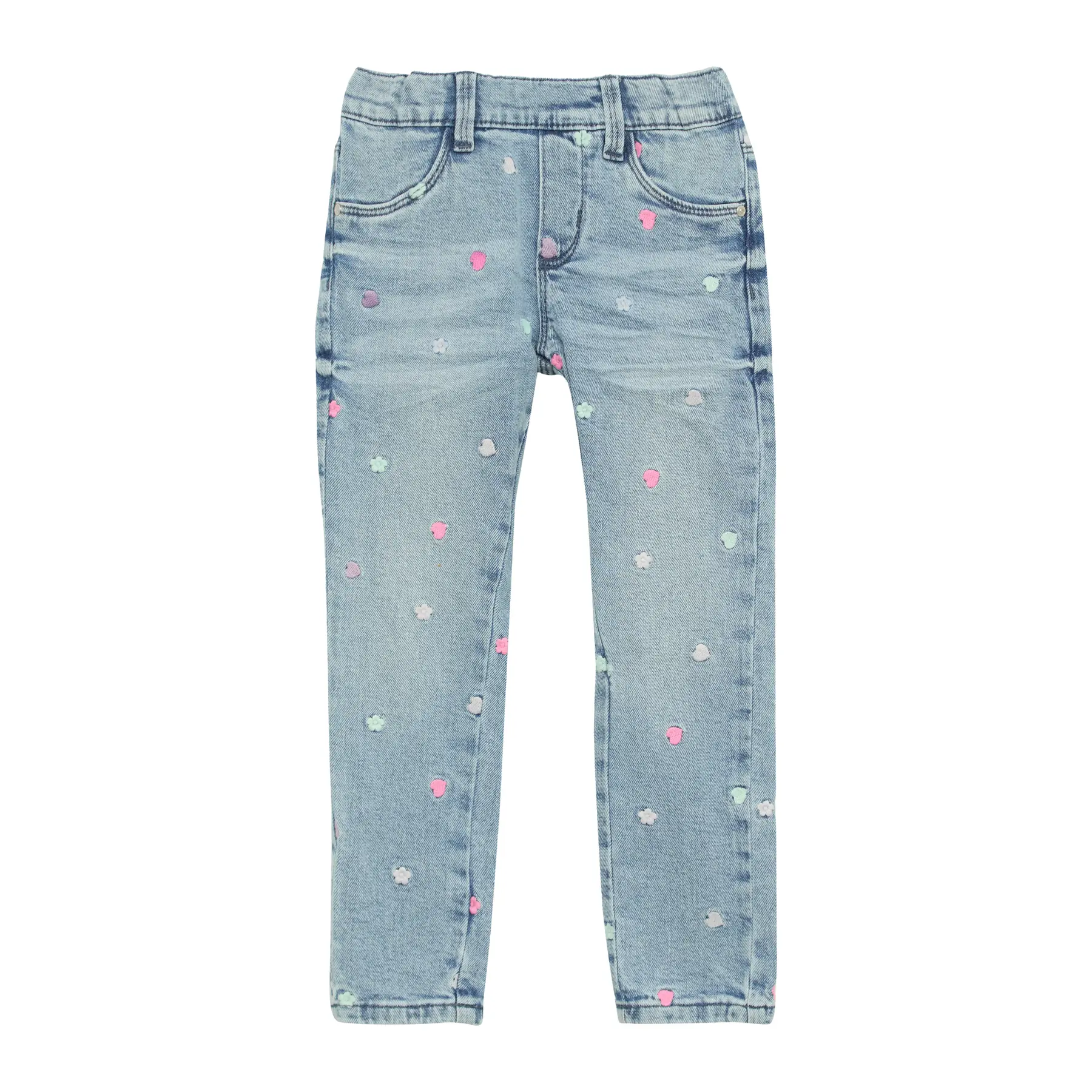 Jeans tregging en denim coupe skinny taille moyenne jambe skinny avec broderie fille s.Oliver