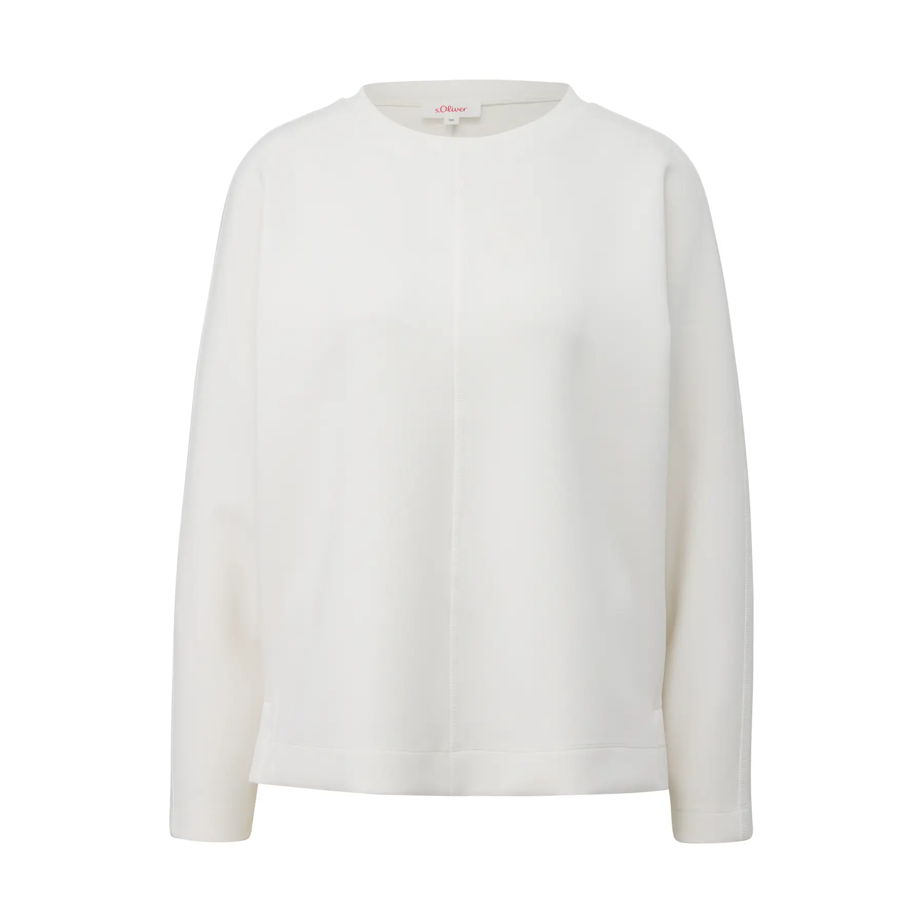 Damen Sweatshirt aus Scuba mit Fledermausärmeln s.Oliver