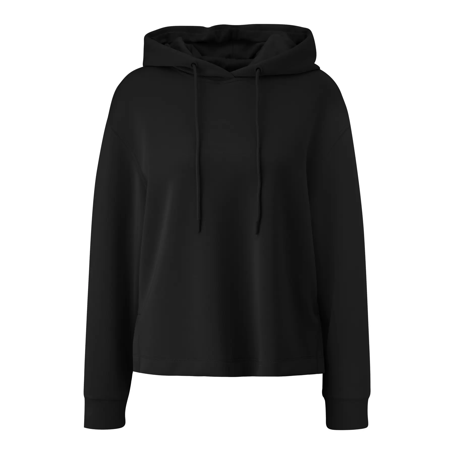 s.Oliver - female - Hoodie van scuba met een relaxed fit