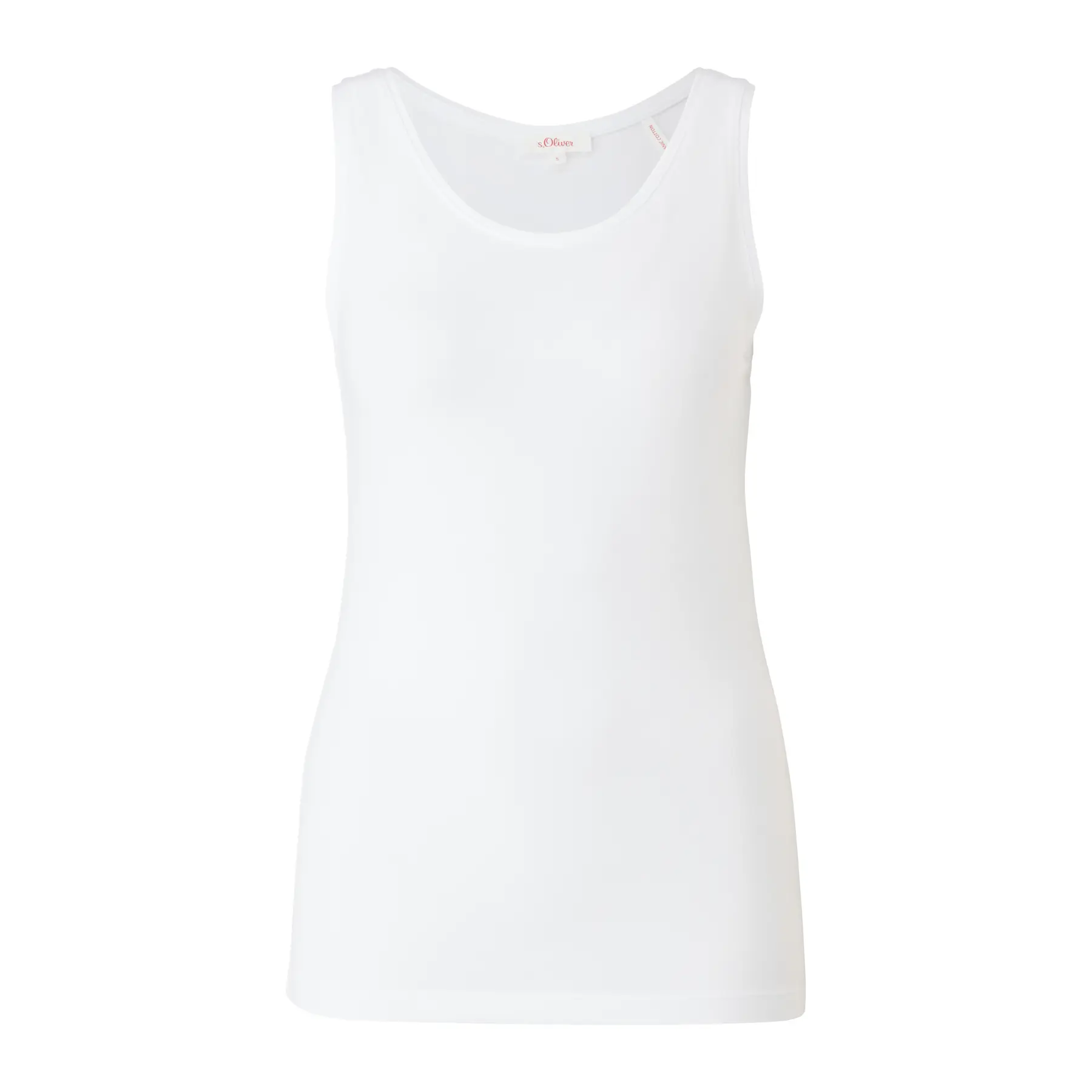 Damen T-Shirt Mit Figurbetontem Schnitt Aus Baumwollmix S.Oliver