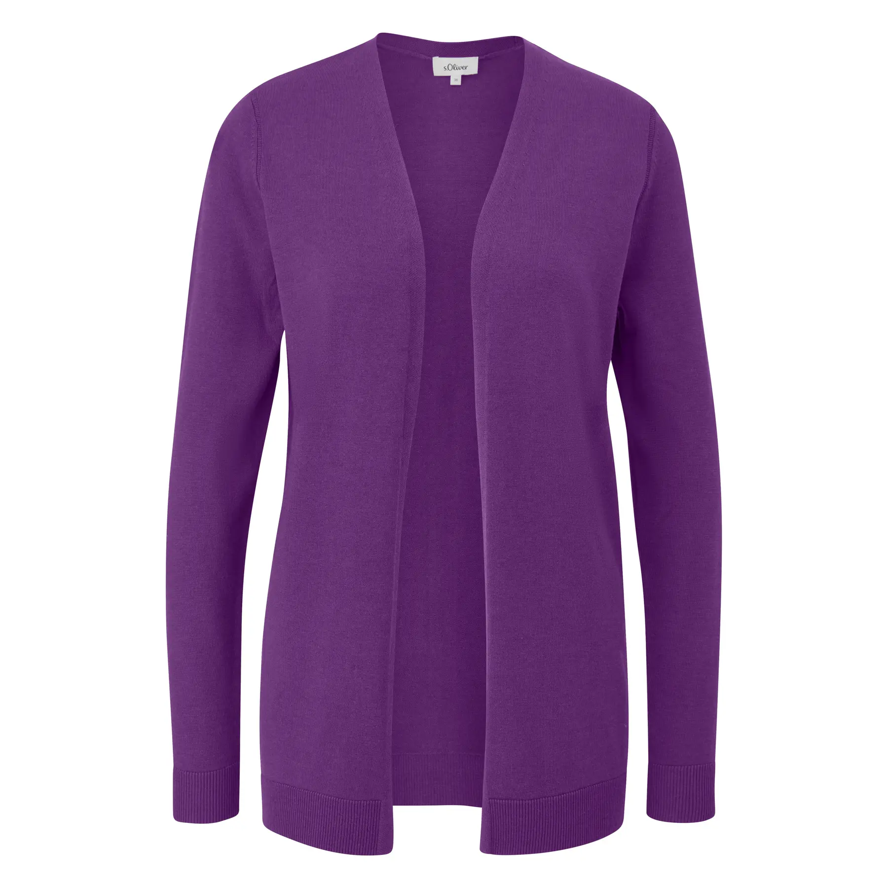 Cardigan in misto viscosa/cotone donna