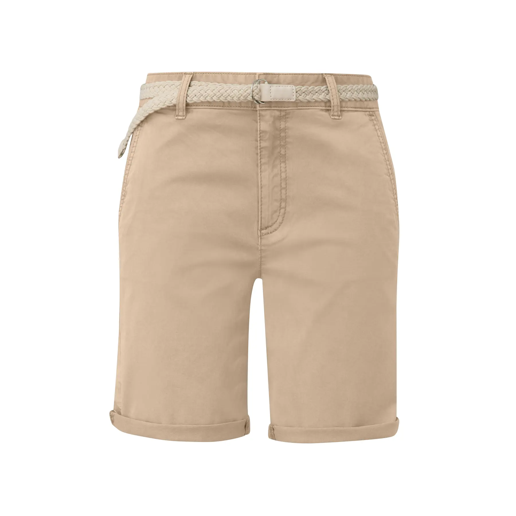 Short Tintato con Cintura Intrecciata Donna