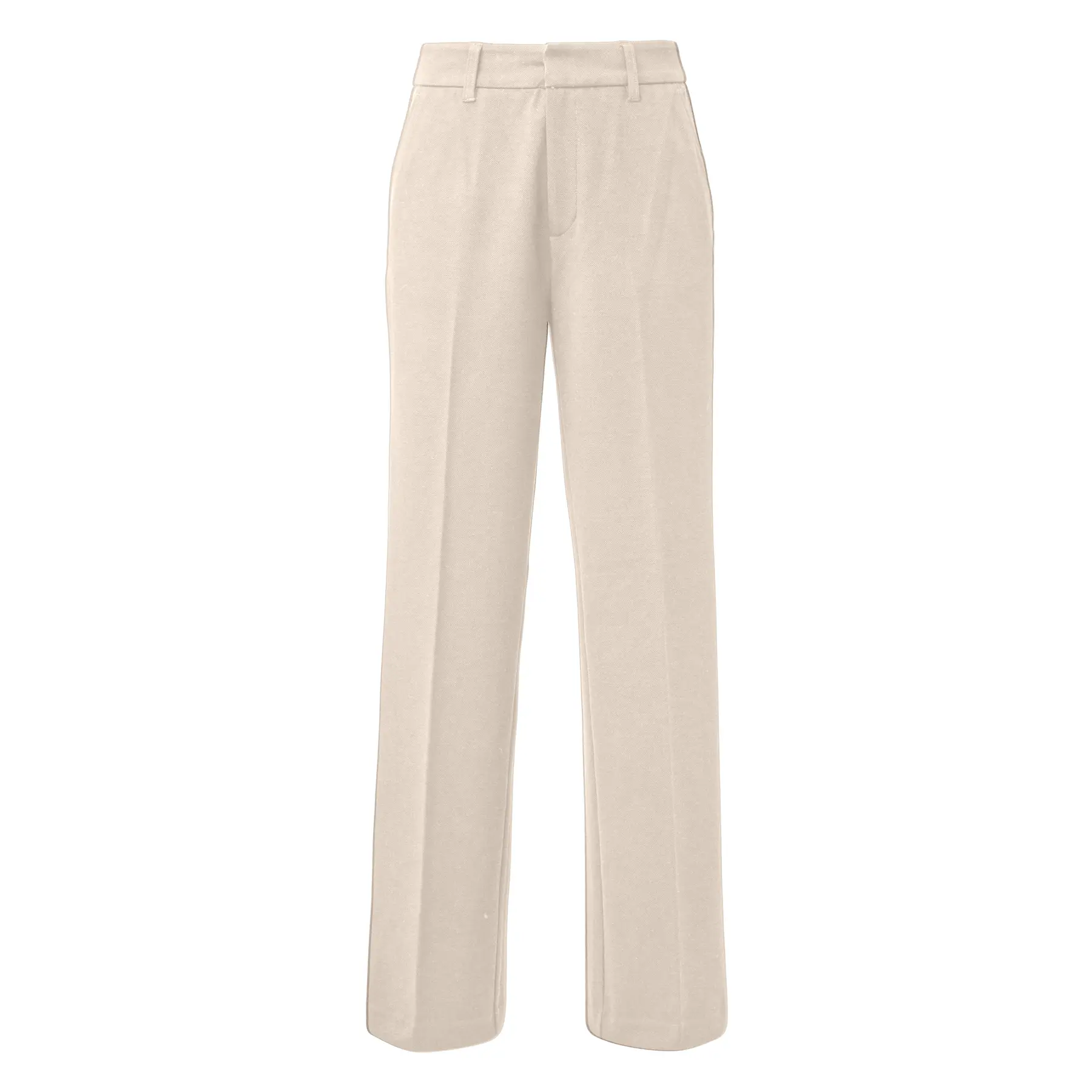 Pantaloni a gamba larga in jersey testurizzato donna s.Oliver
