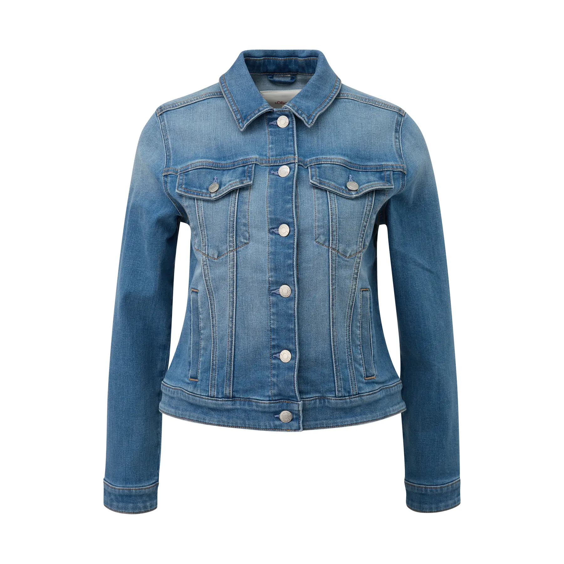 Giacca di jeans con tasche oblique donna s.Oliver