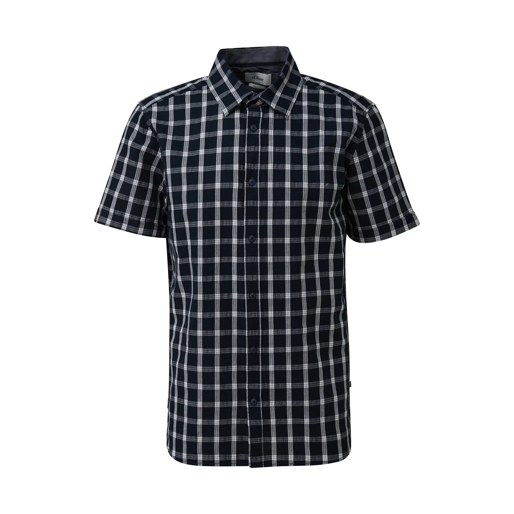 Chemise testurizzata e a quadri s.Oliver