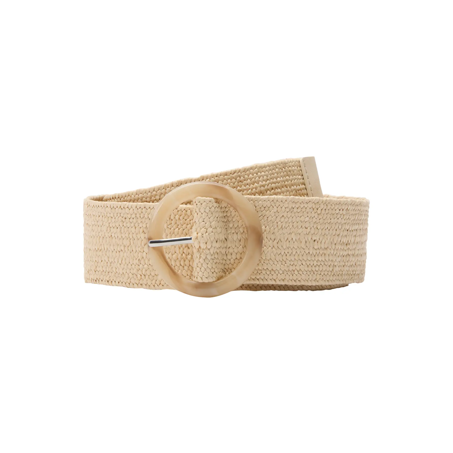 Cintura in maglia bouclette a fibbia donna