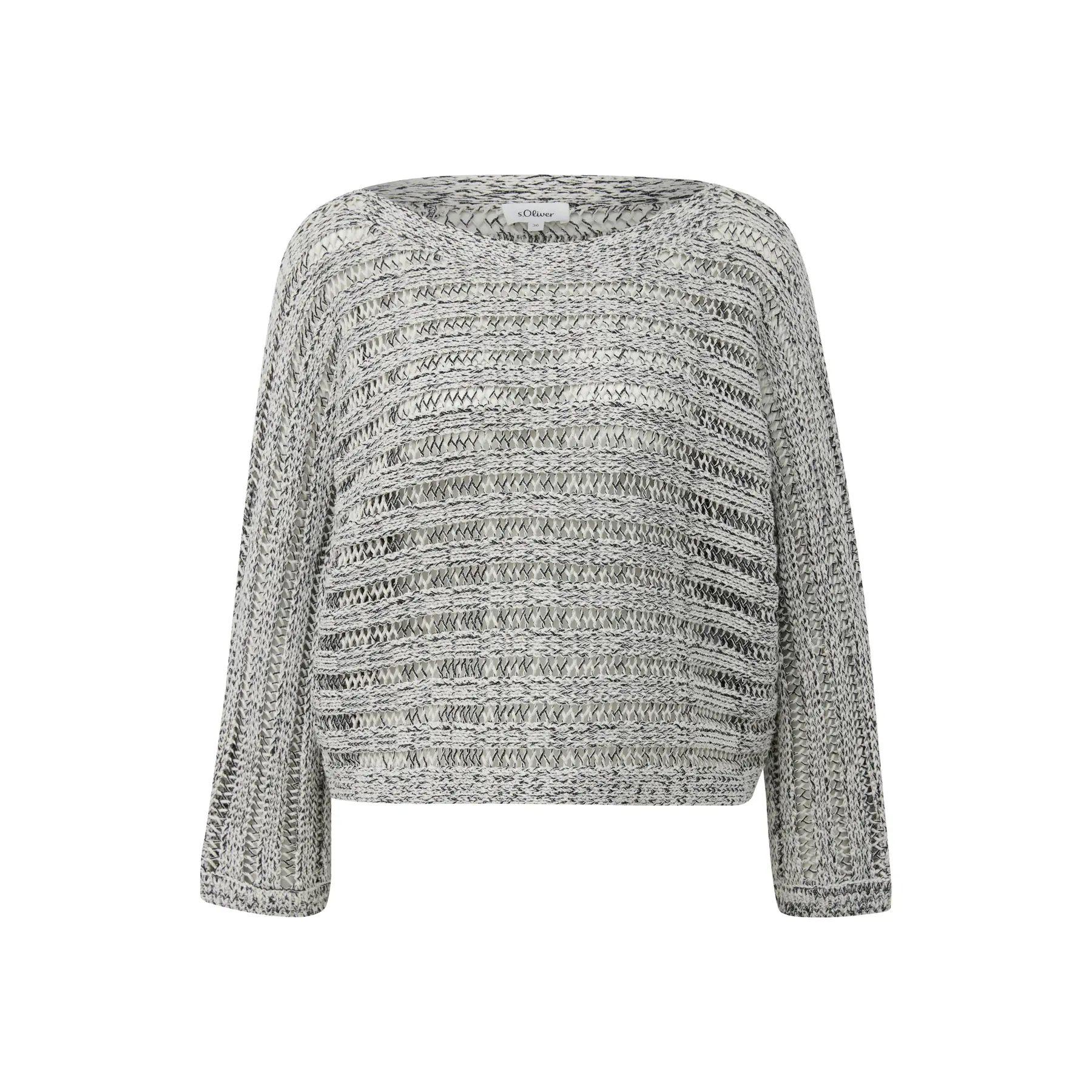Strickpullover mit U-Boot-Ausschnitt und Fledermausärmeln Damen s.Oliver