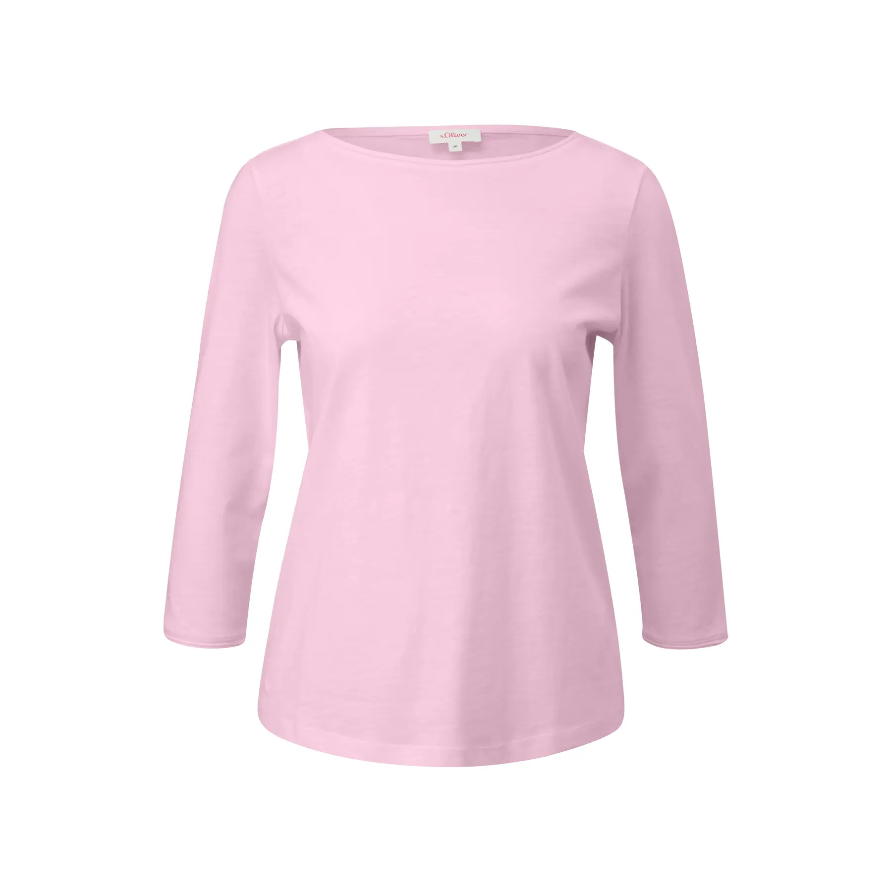 Damen 3/4 Ärmel T-Shirt mit Flammengarnstruktur s.Oliver