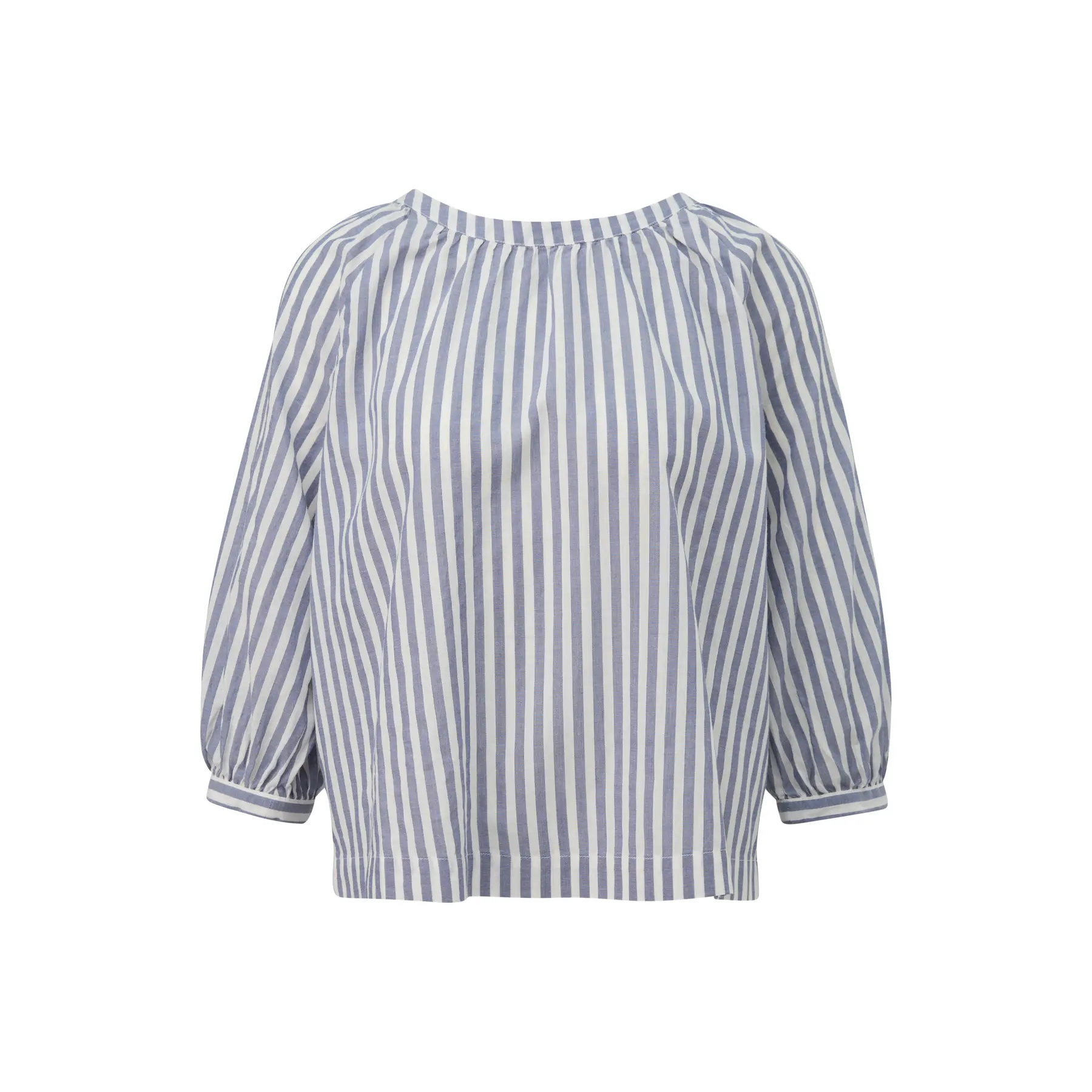 Gestreifte Bluse mit Rüschen und Schleife Damen s.Oliver