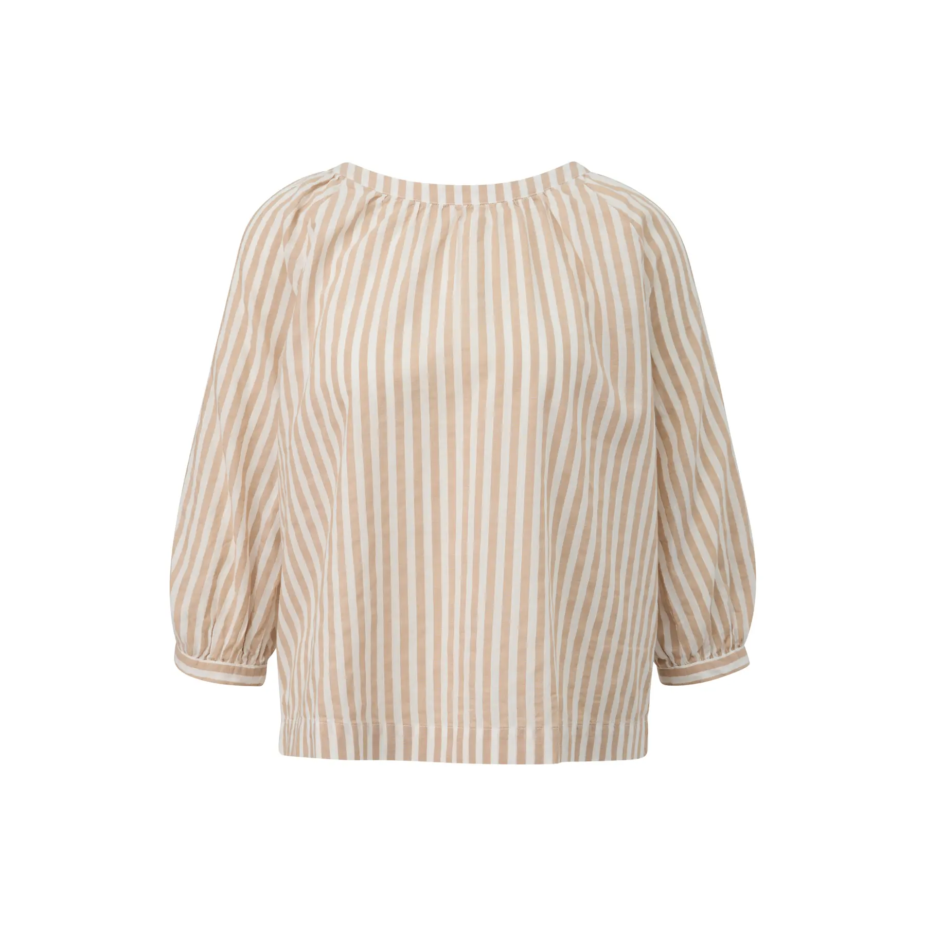 Gestreifte Bluse mit Rüschen und Schleife Damen s.Oliver