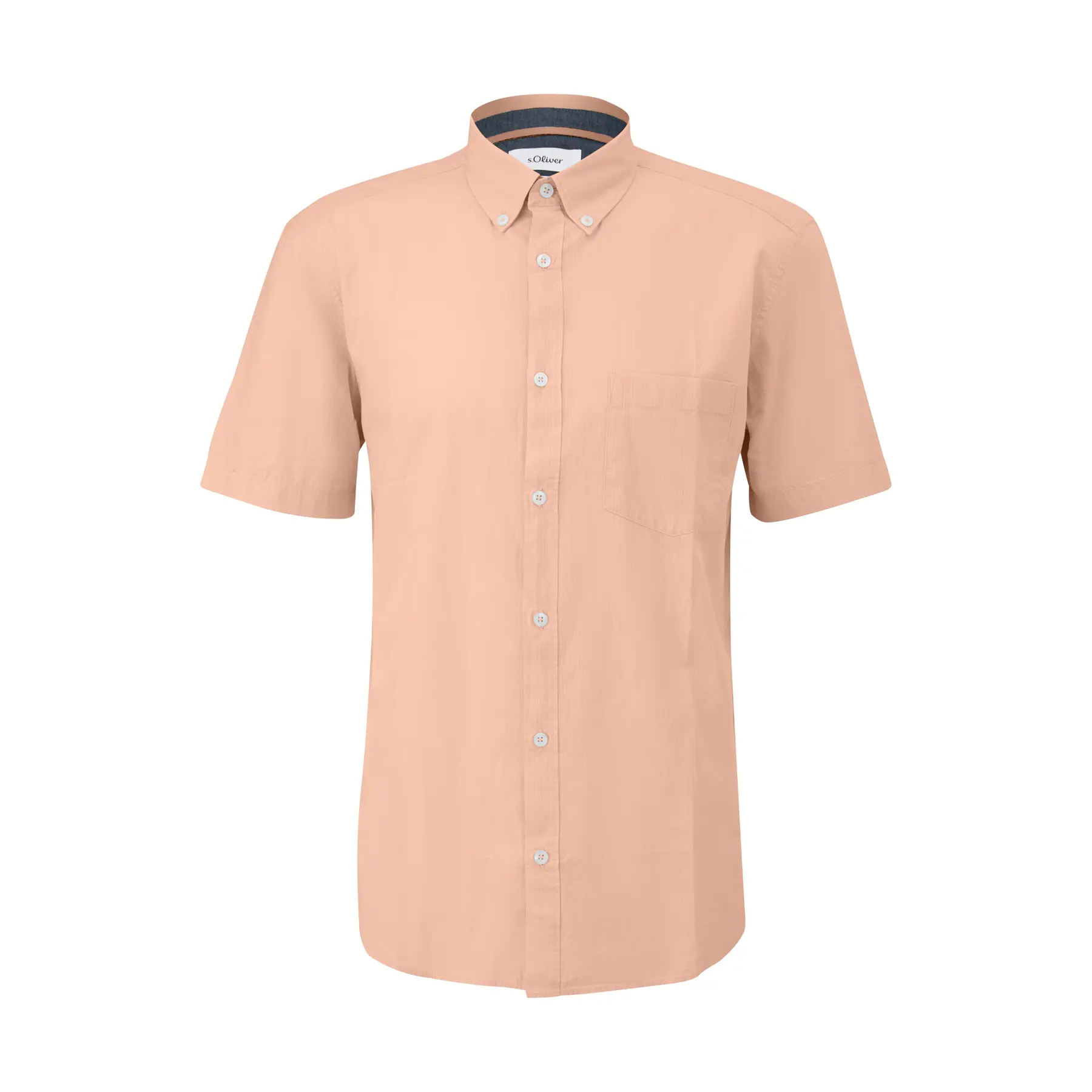 Camicia in cotone con colletto a bottoni s.Oliver