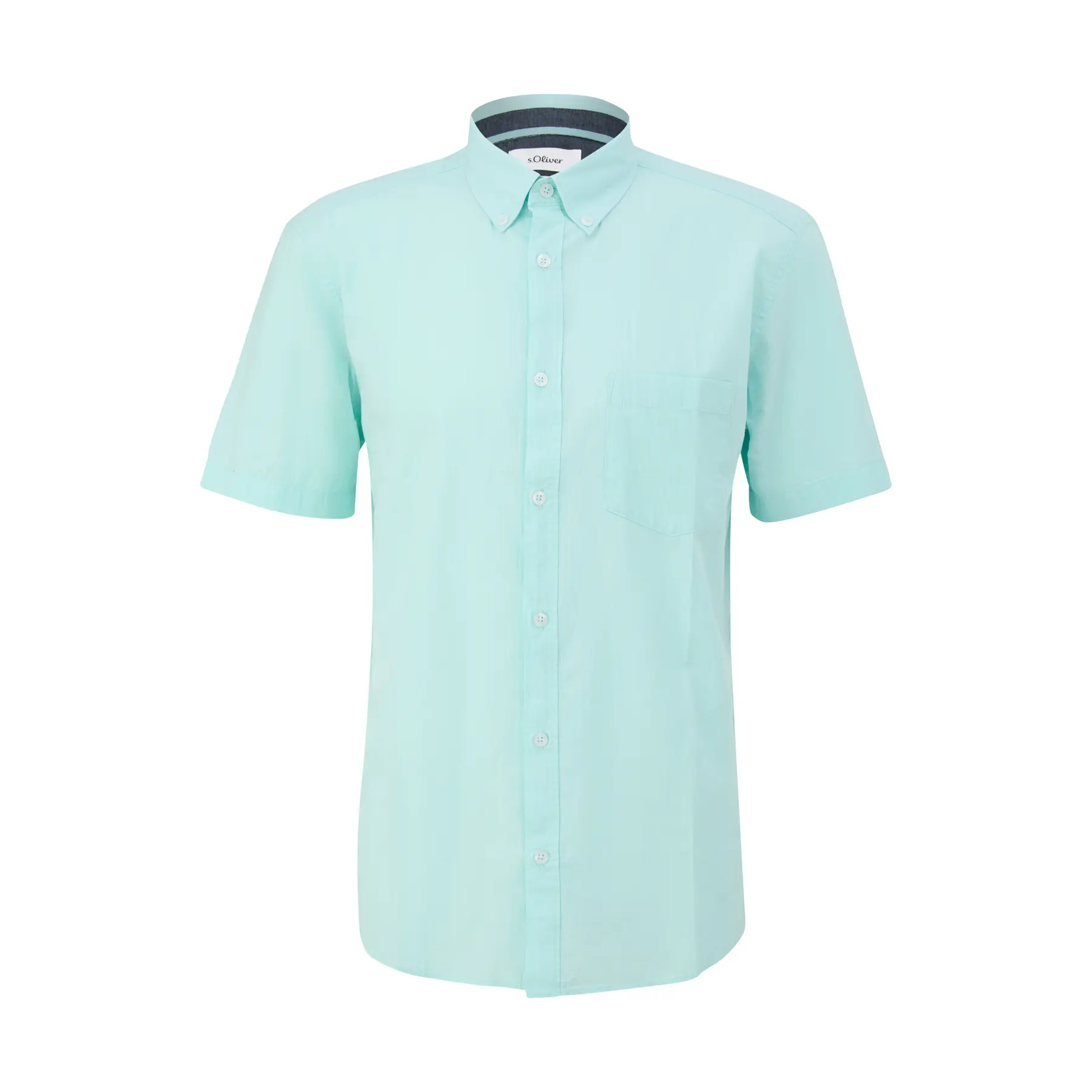 Camicia in cotone con colletto a bottoni s.Oliver