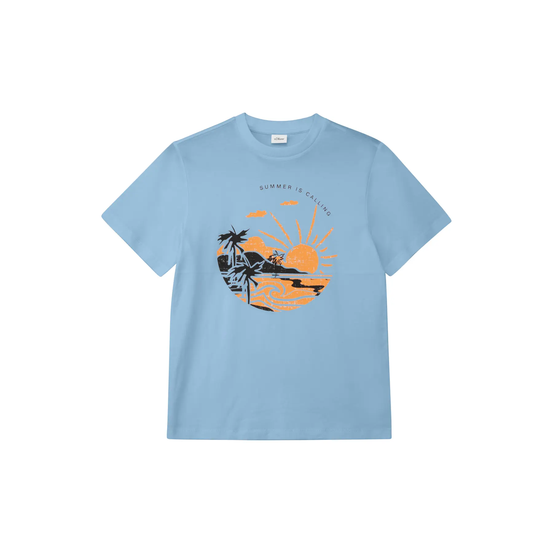 Jersey T-Shirt mit Druck vorne Kinder s.Oliver