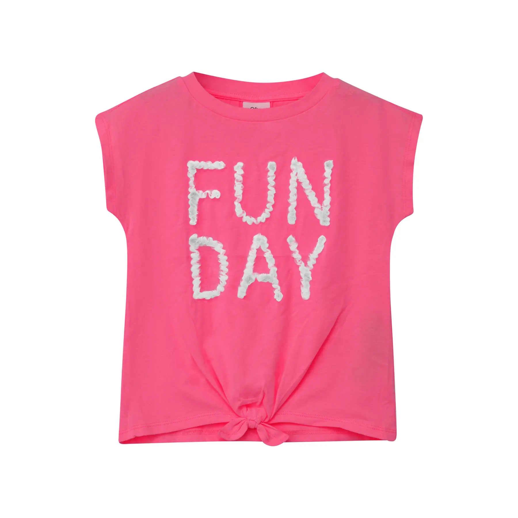 T-shirt avec application et détail noué fille s.Oliver