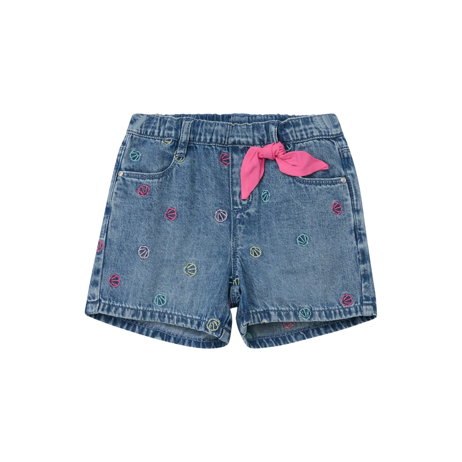 Weite Jeansshorts mit Schleifendetail Mädchen s.Oliver