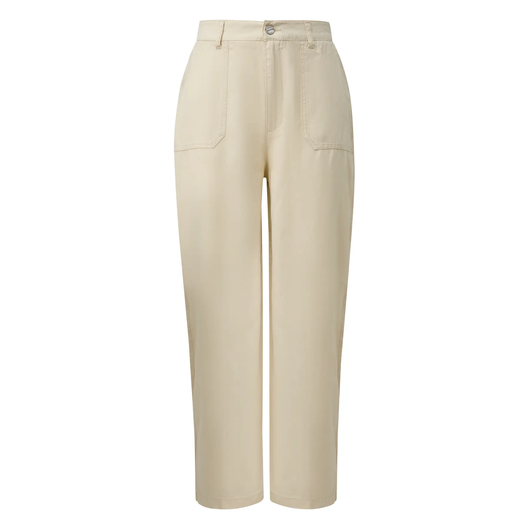 Hose Barrel Leg Relaxed Fit mit elastischem Bund für Damen s.Oliver