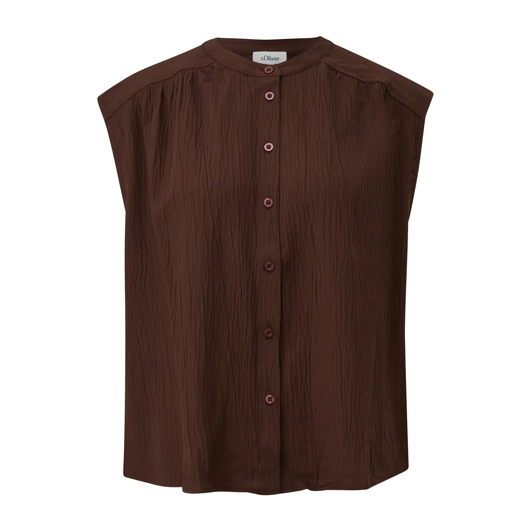 Canotta senza maniche in viscosa mista taglio casual donna