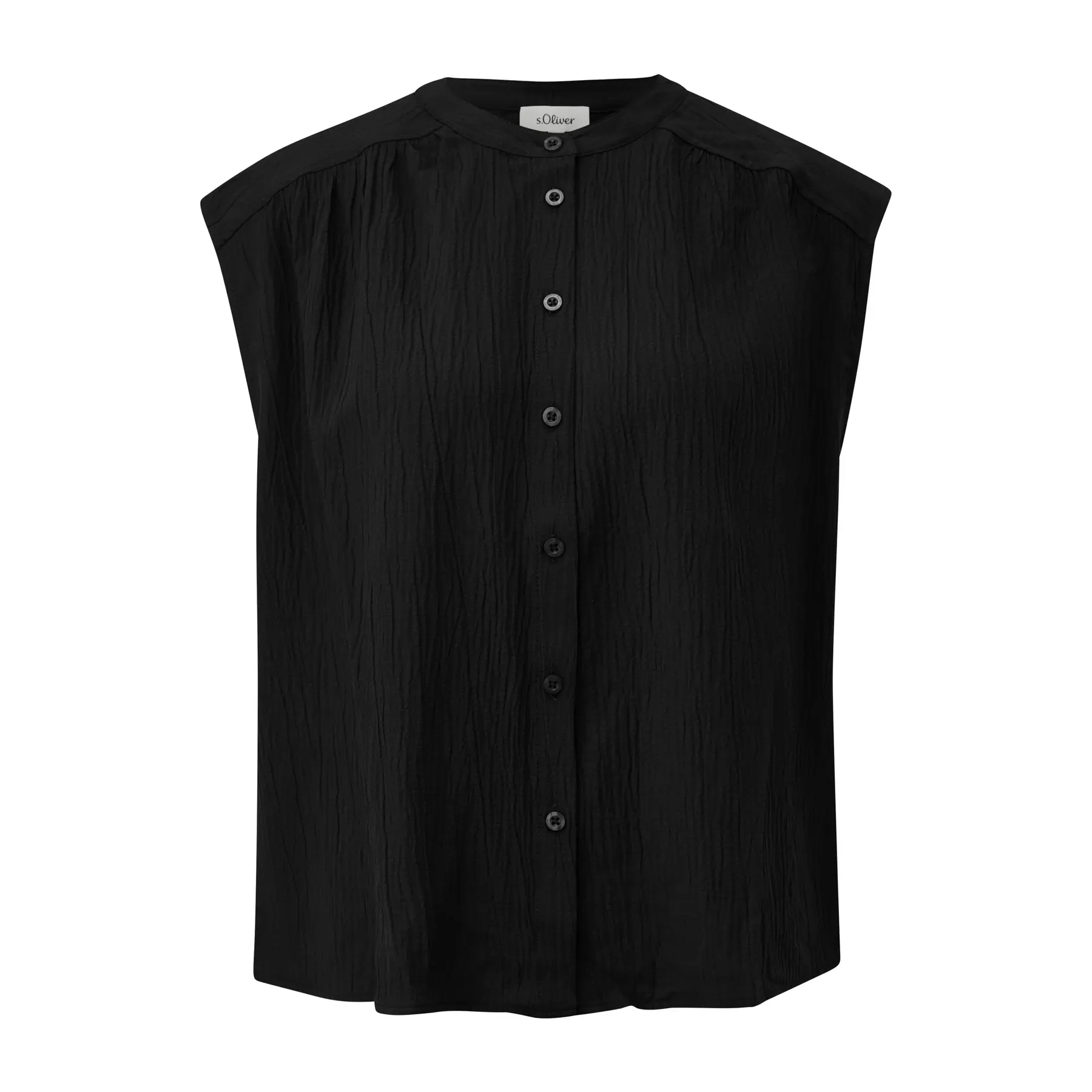 Canotta senza maniche in viscosa mista taglio casual donna