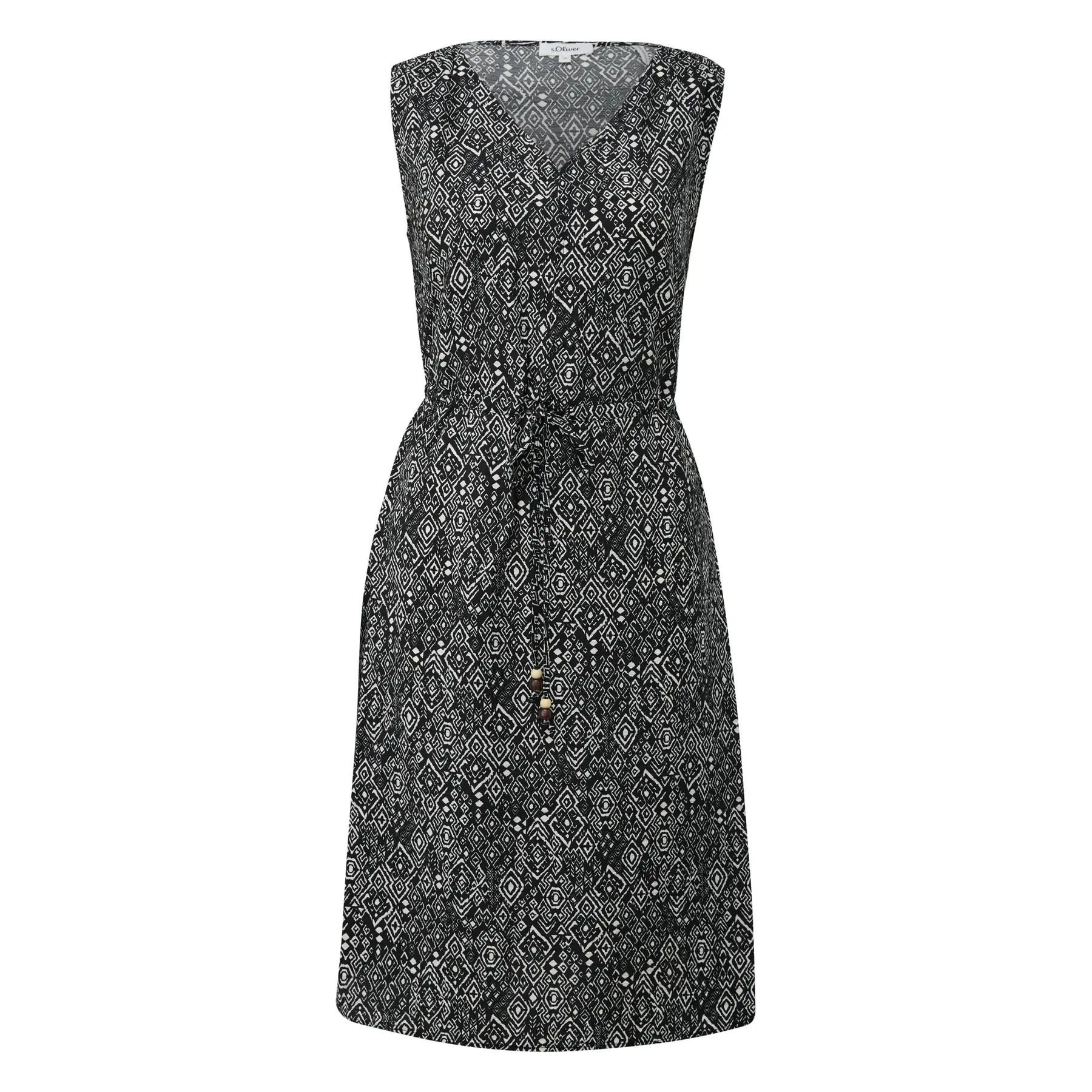 Abito corto in viscosa mista con stampa all-over donna s.Oliver