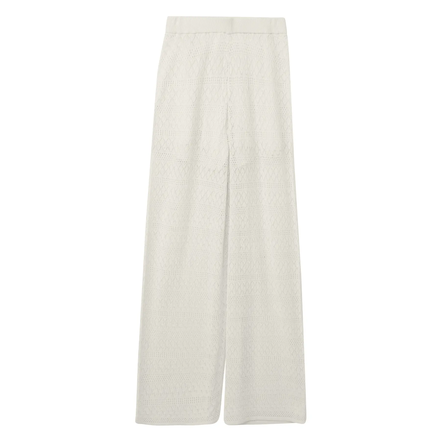 Pantalon Wide Leg en maille ajourée à ceinture élastique fille s.Oliver