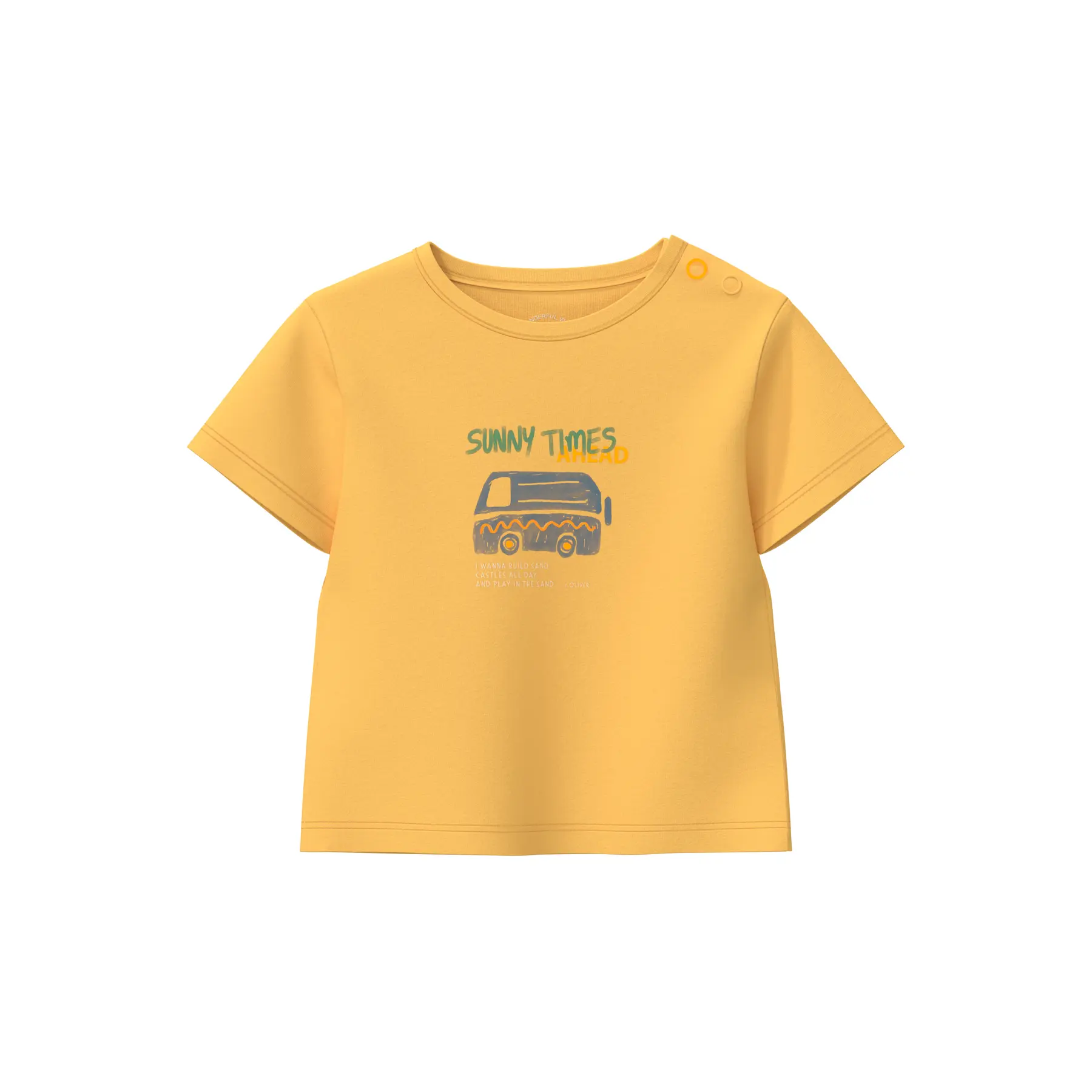Cotton T-Shirt mit Frontdruck für Babys s.Oliver