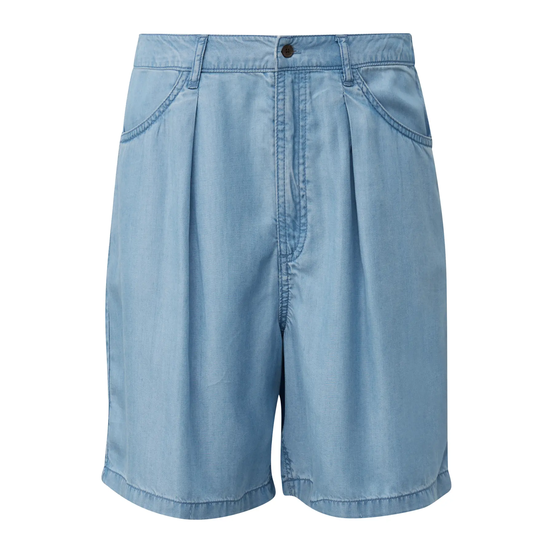 Short morbido in lyocell con vita elasticizzata donna