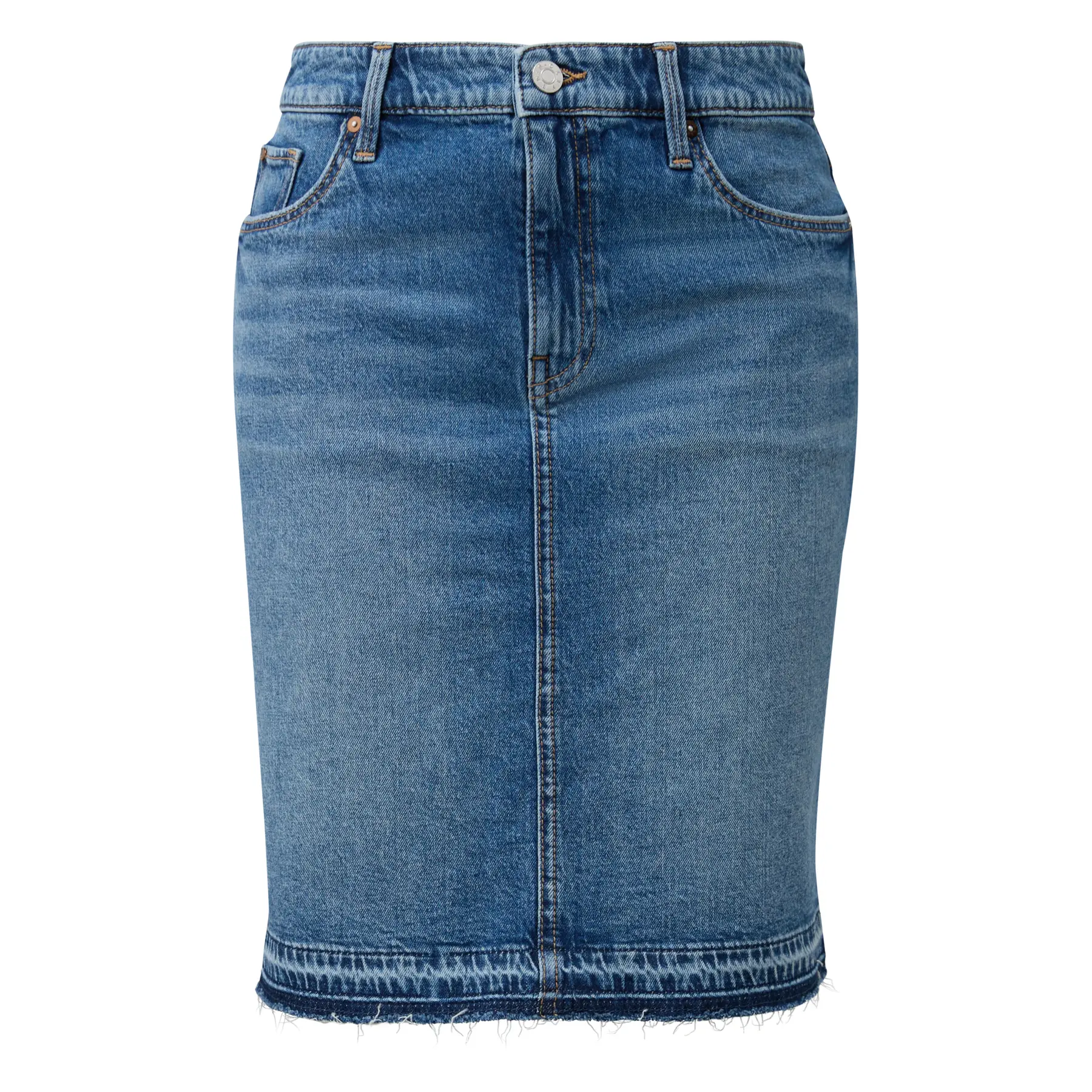 Gonna corta in jeans con orlo aperto donna s.Oliver