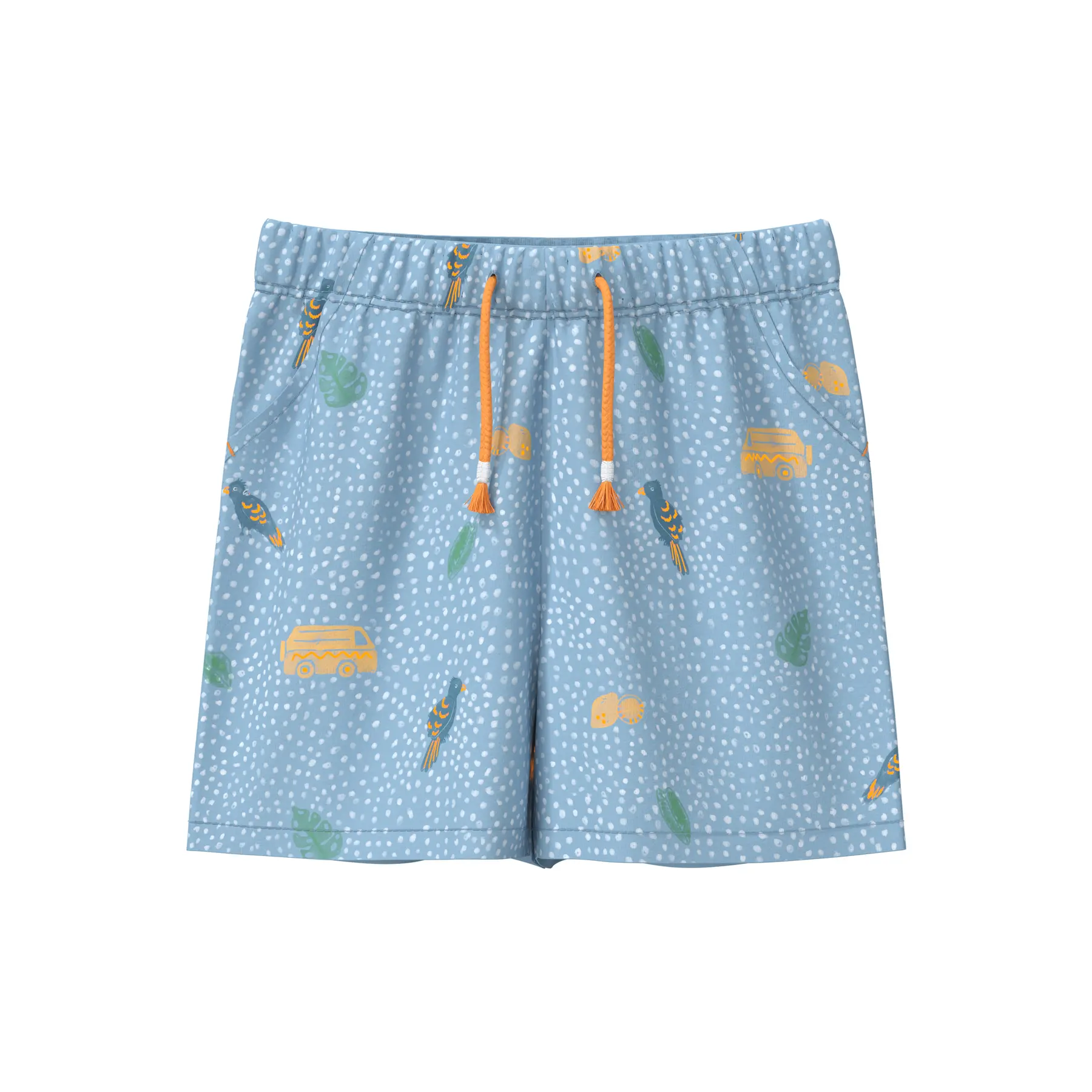 Baumwollshorts mit Allover-Print für Babys s.Oliver