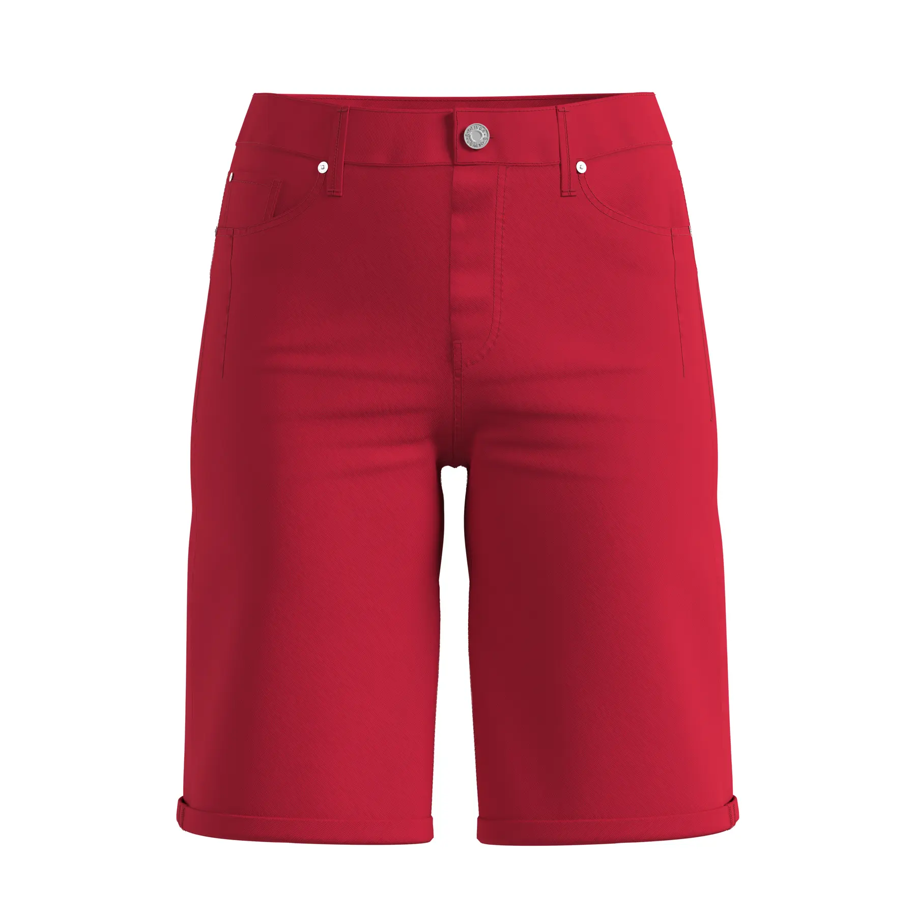 Bermuda in denim a gamba dritta vita media donna s.Oliver Karolin